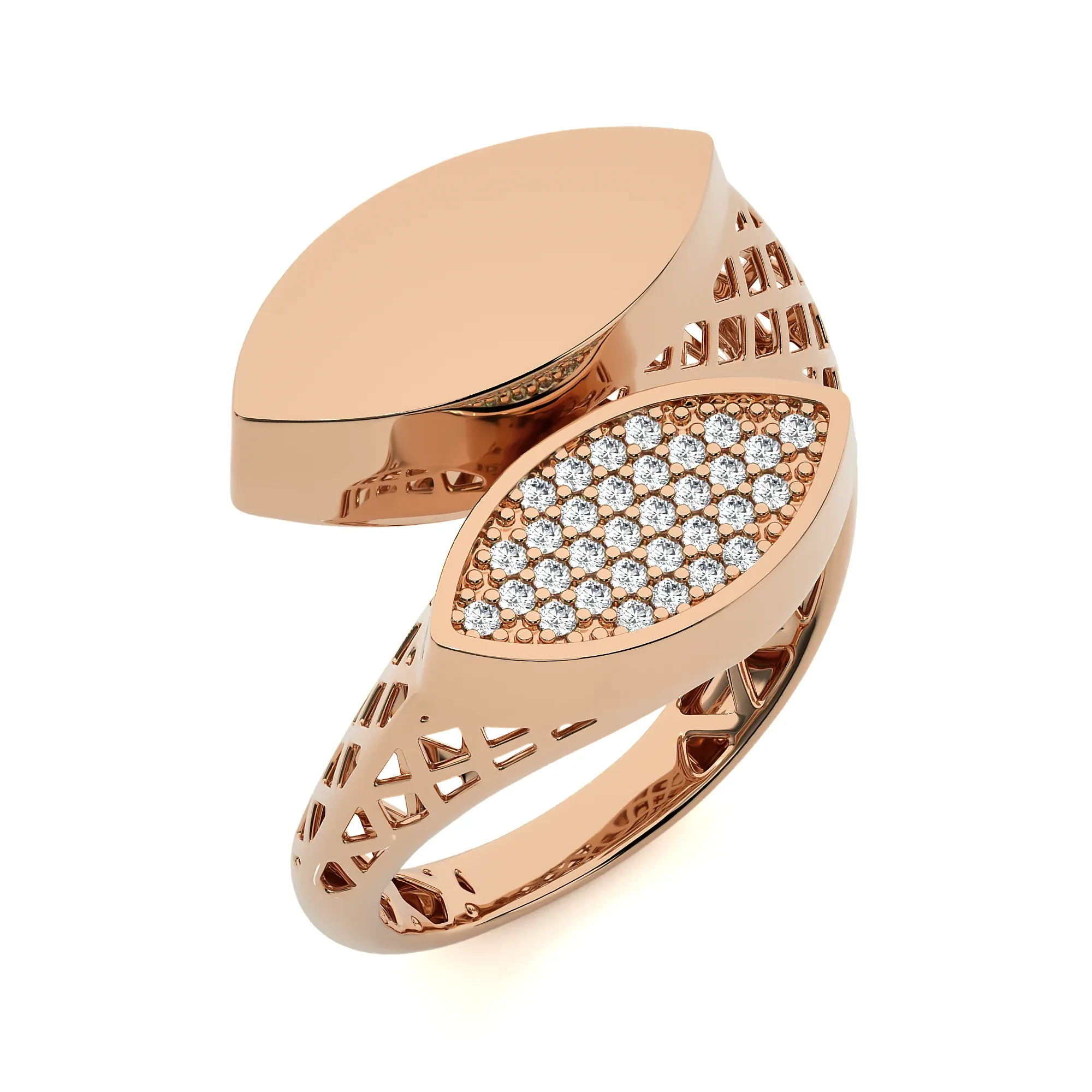 124 Bi Head Diamond Rings