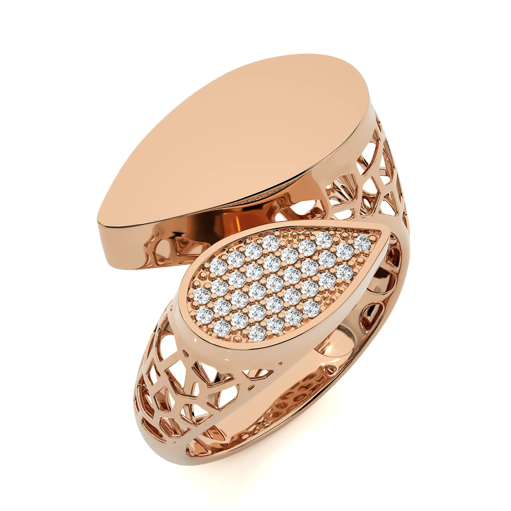 124 Bi Head Diamond Rings