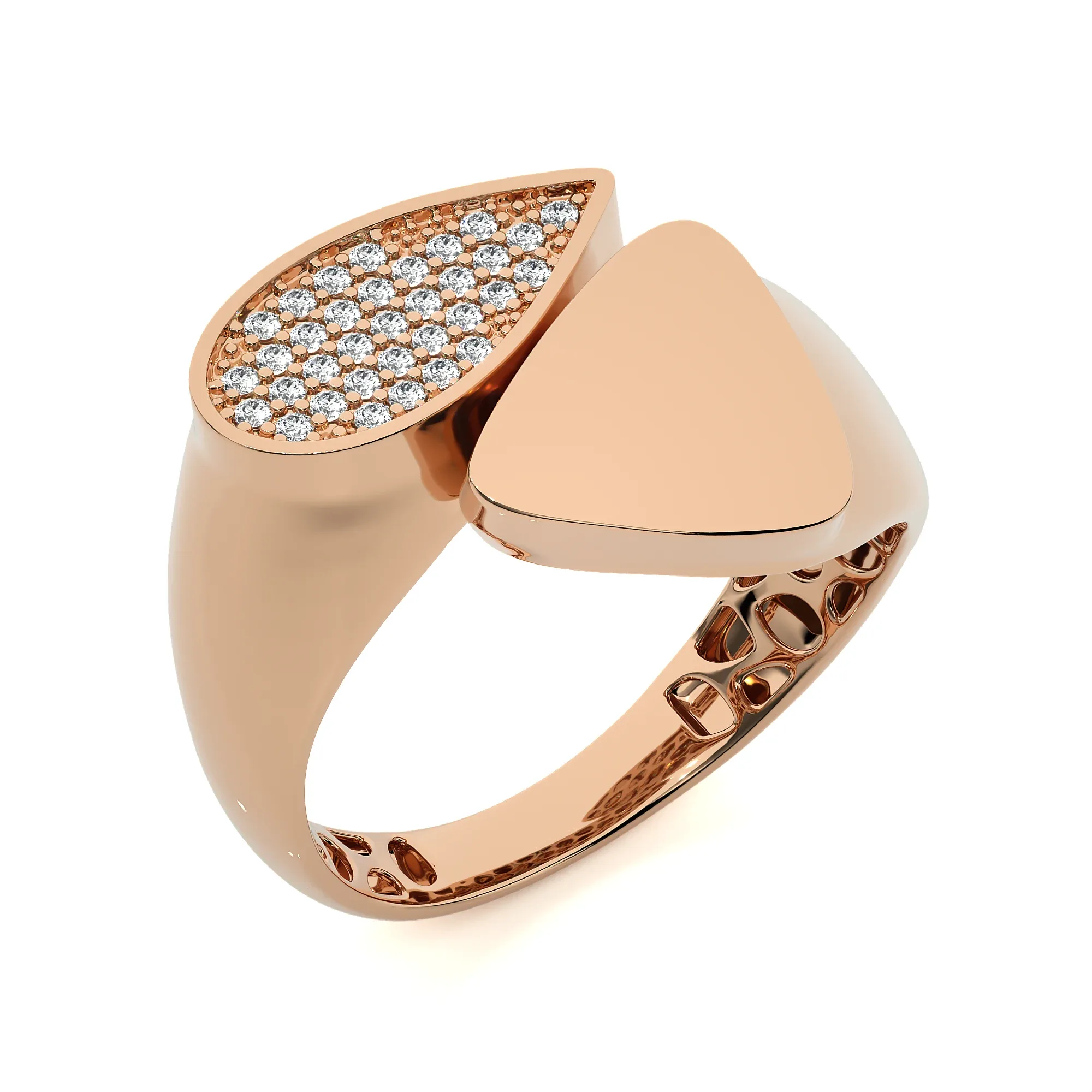 124 Bi Head Diamond Rings