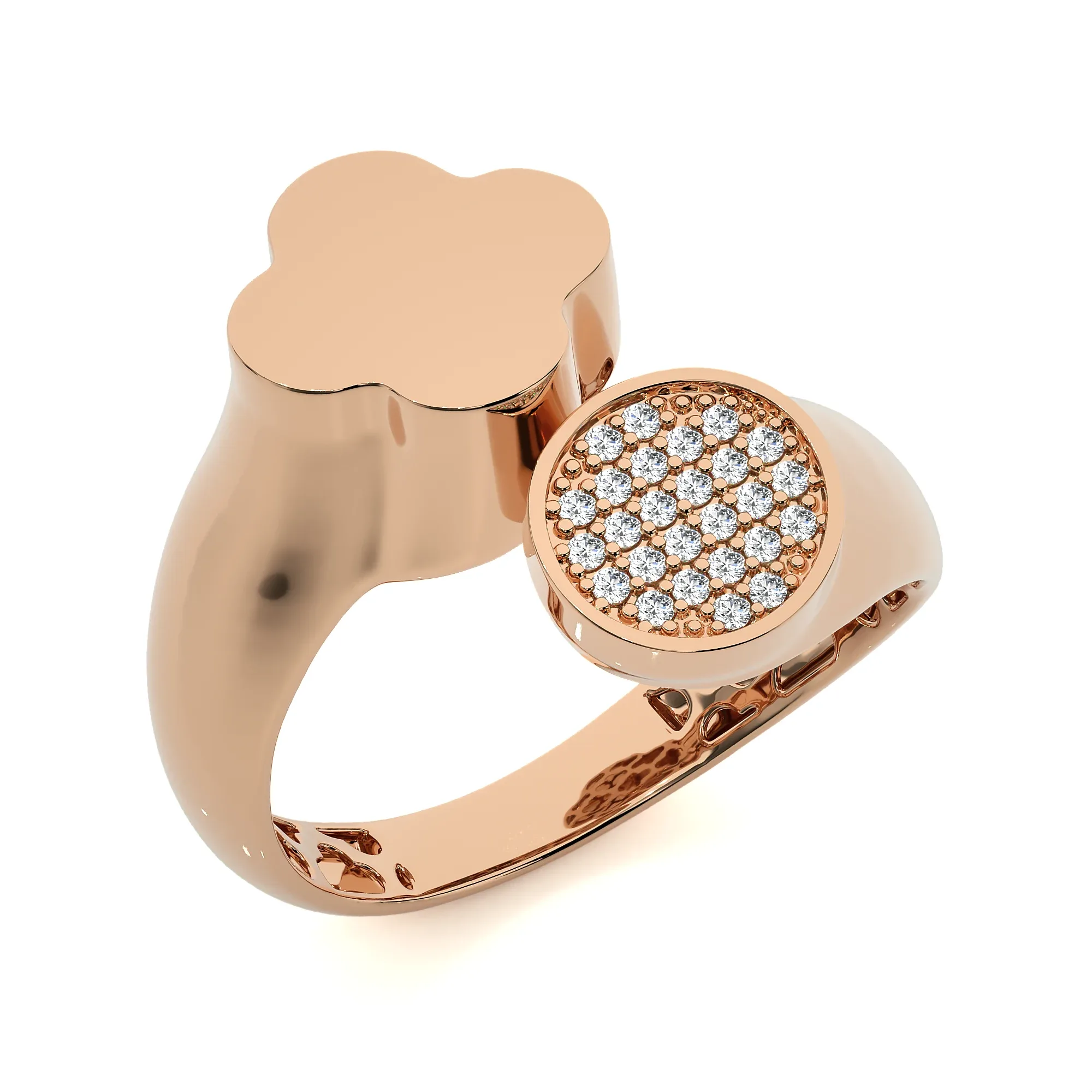124 Bi Head Diamond Rings