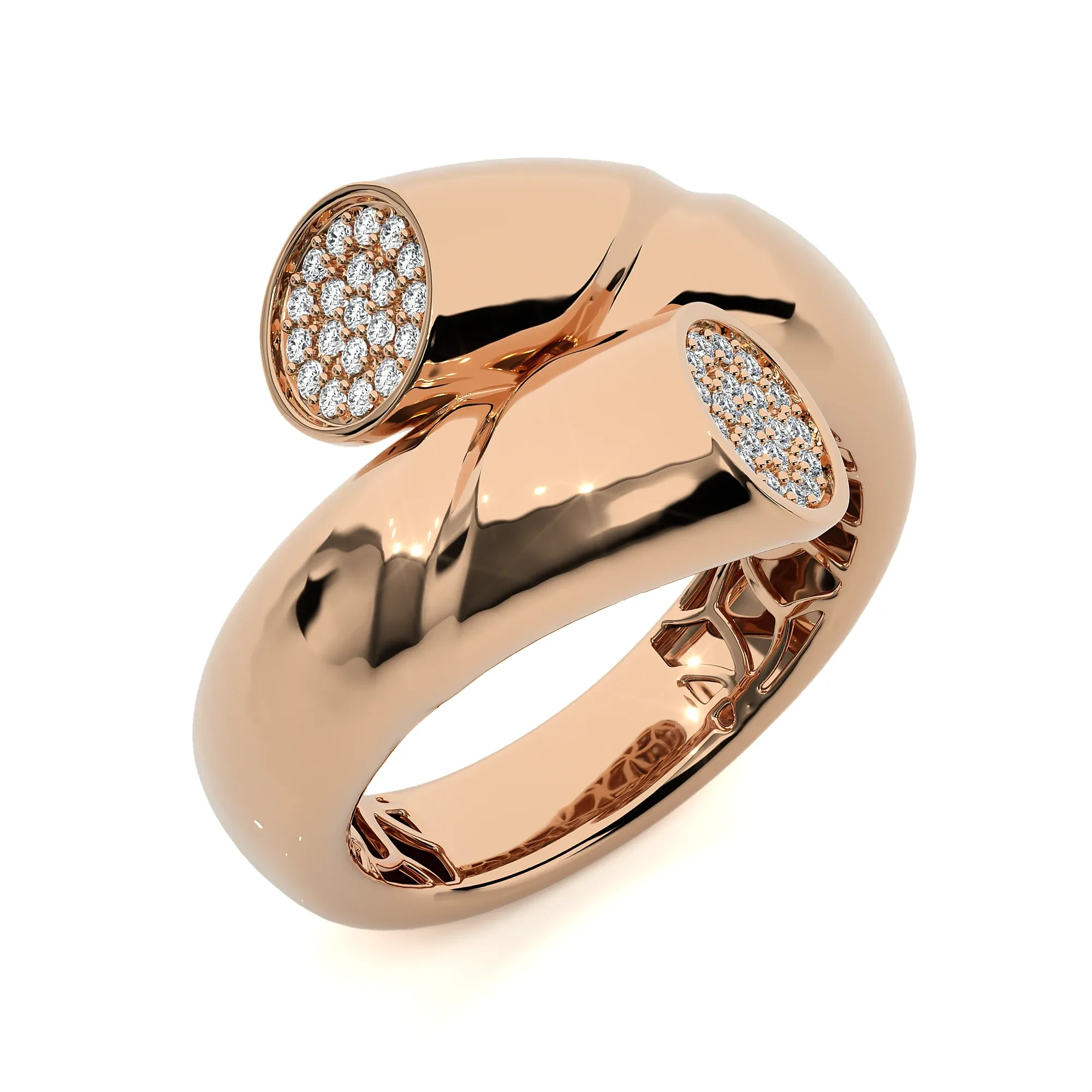 124 Bi Head Diamond Rings