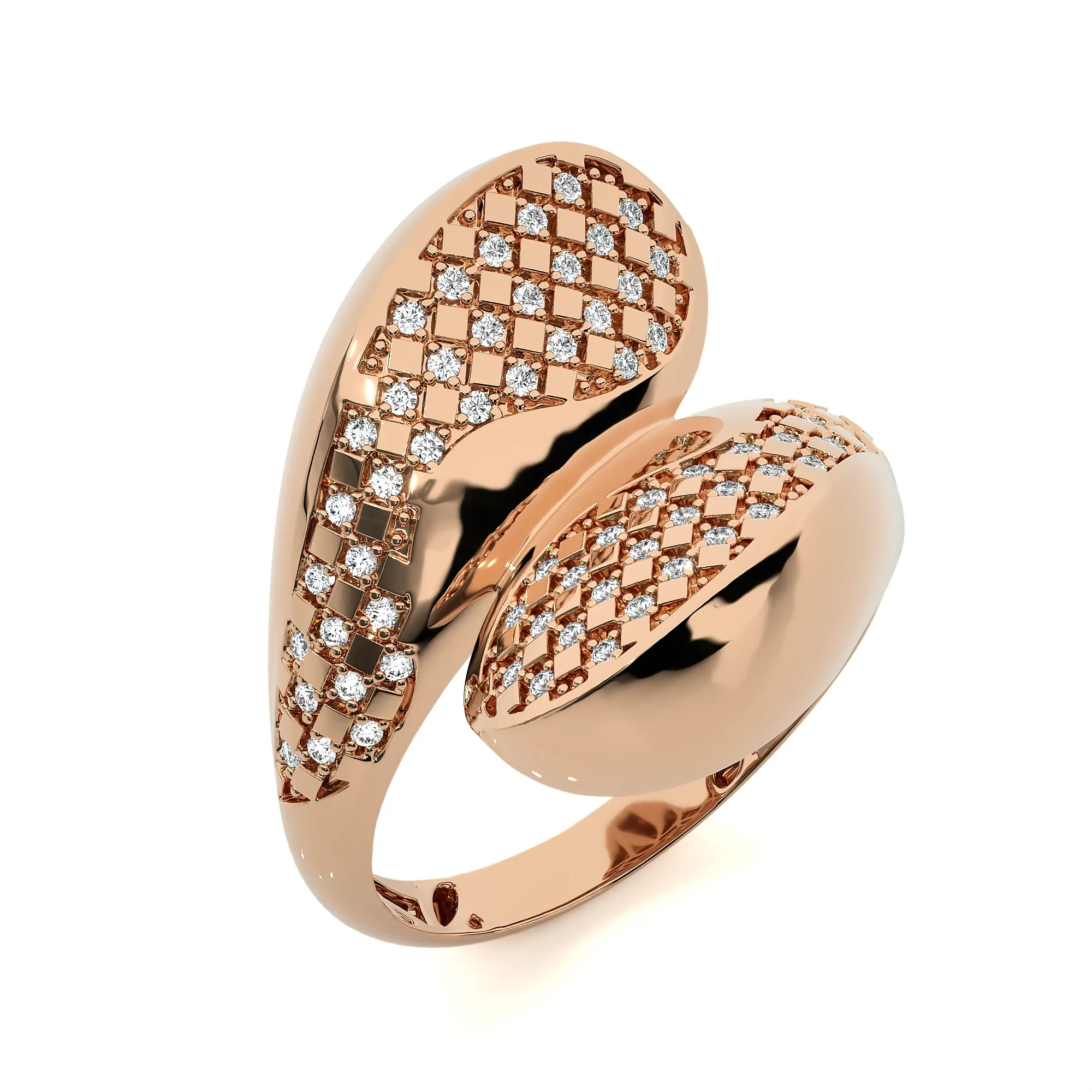 124 Bi Head Diamond Rings