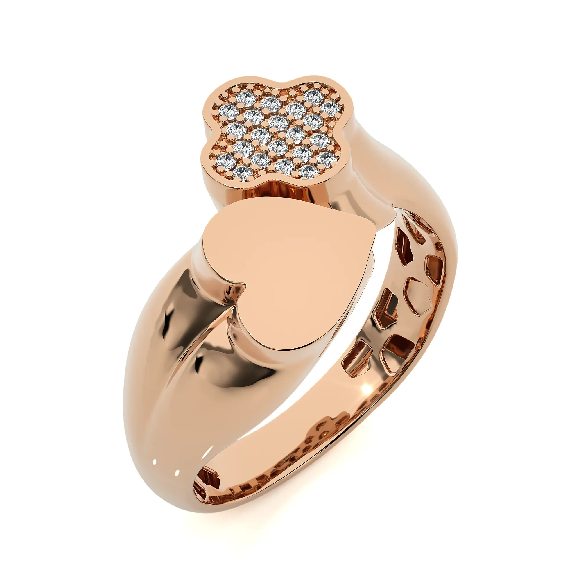 124 Bi Head Diamond Rings