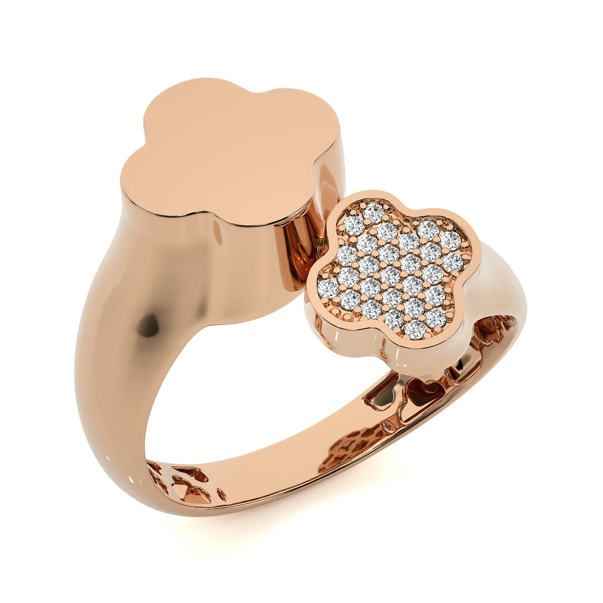124 Bi Head Diamond Rings