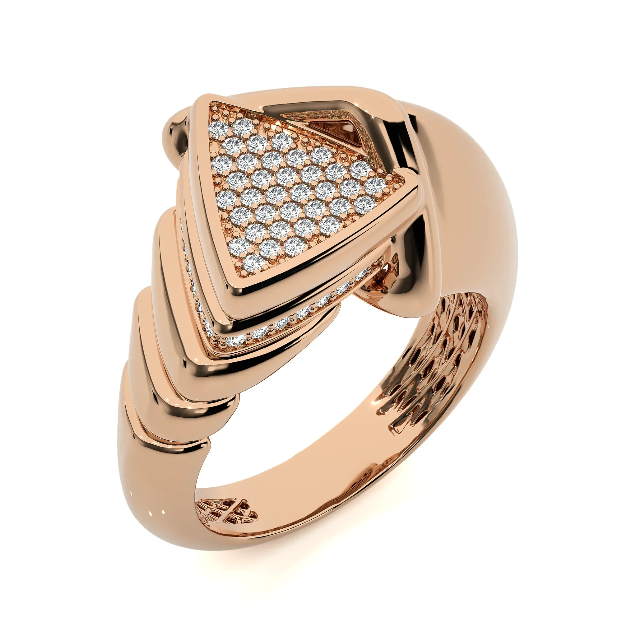 124 Bi Head Diamond Rings
