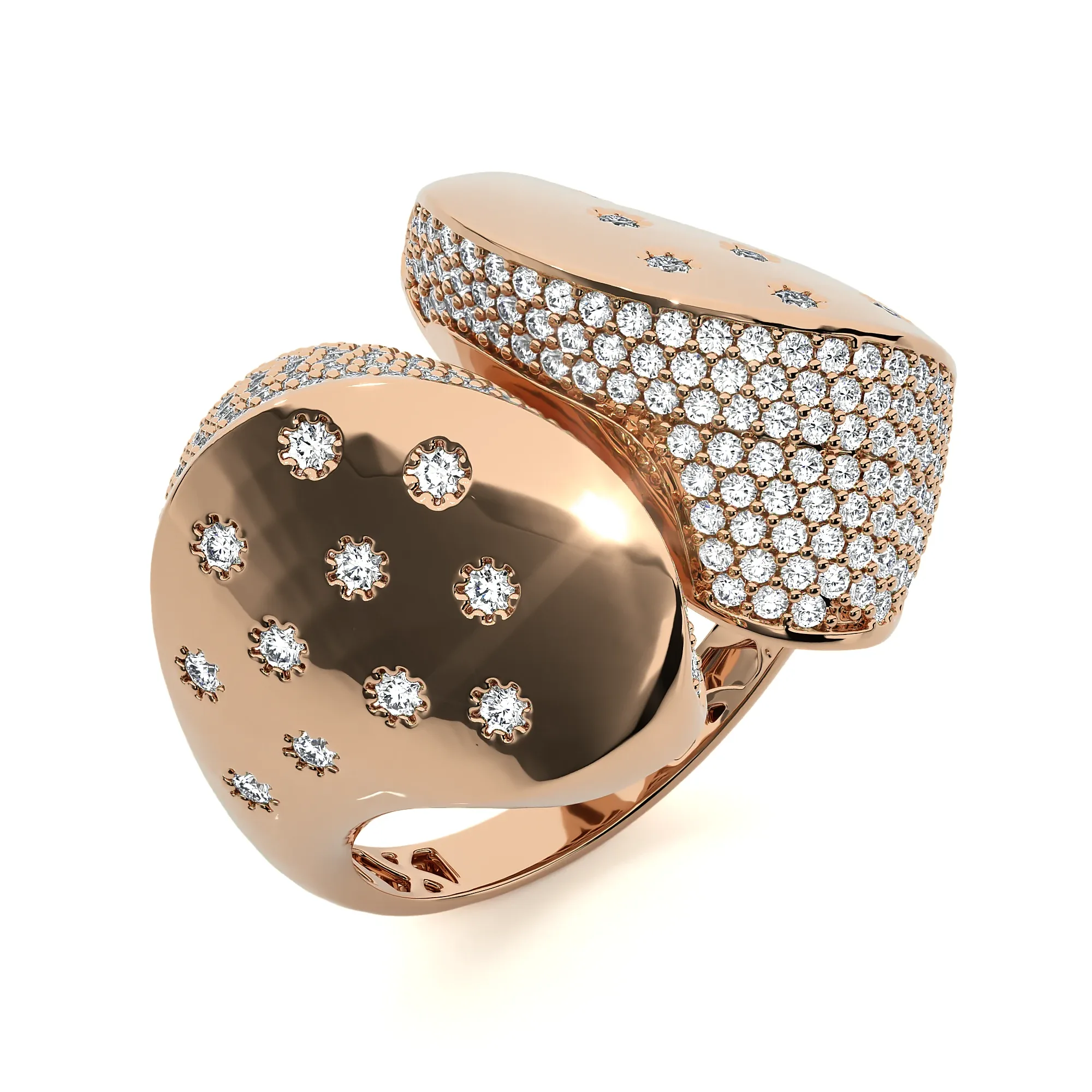 124 Bi Head Diamond Rings