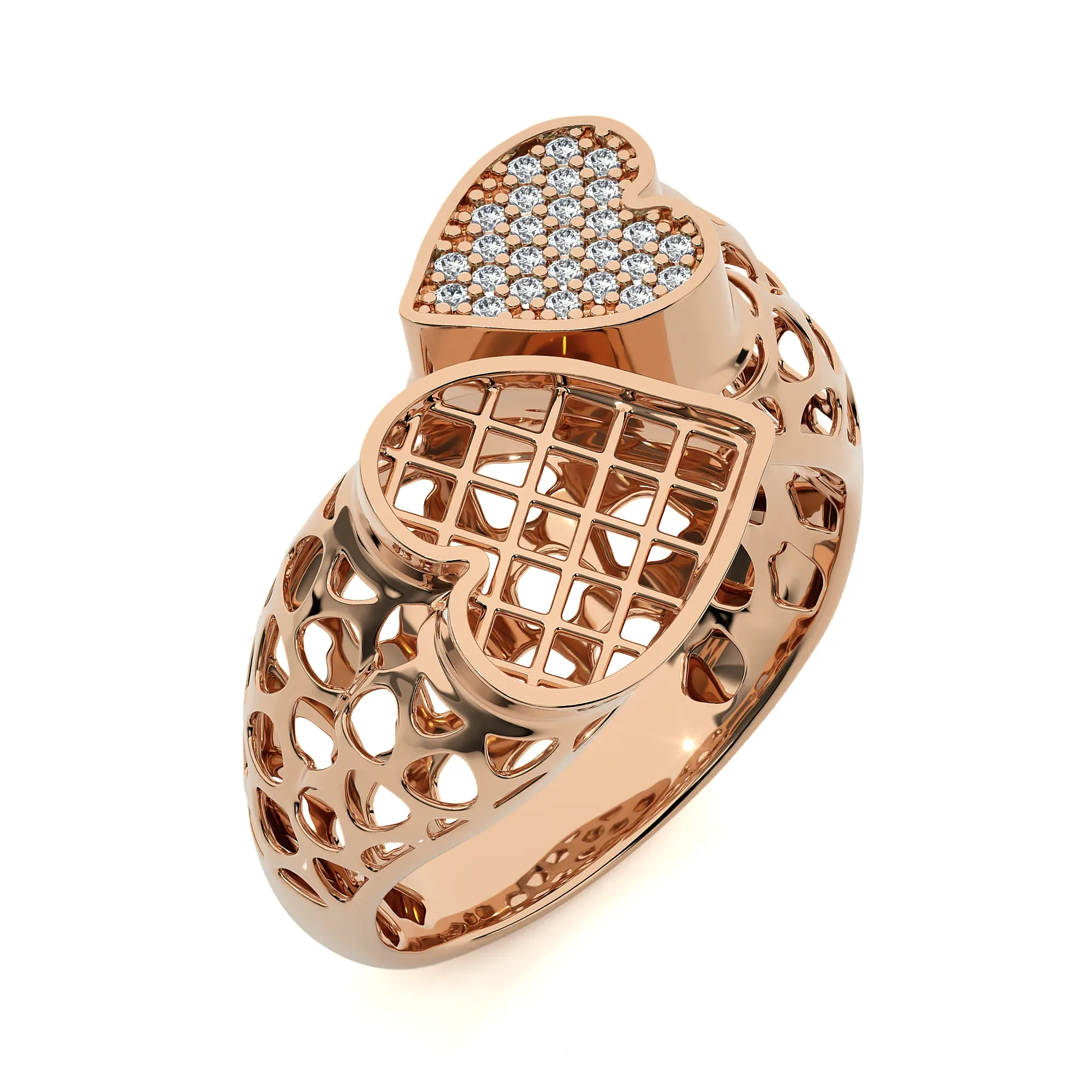 124 Bi Head Diamond Rings