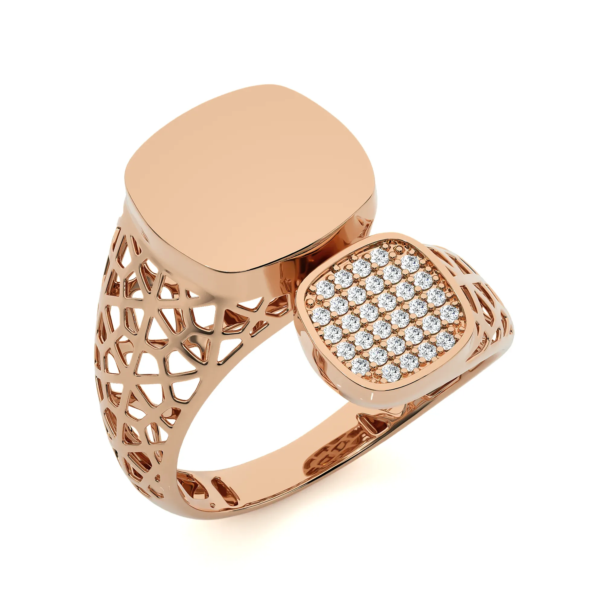 124 Bi Head Diamond Rings