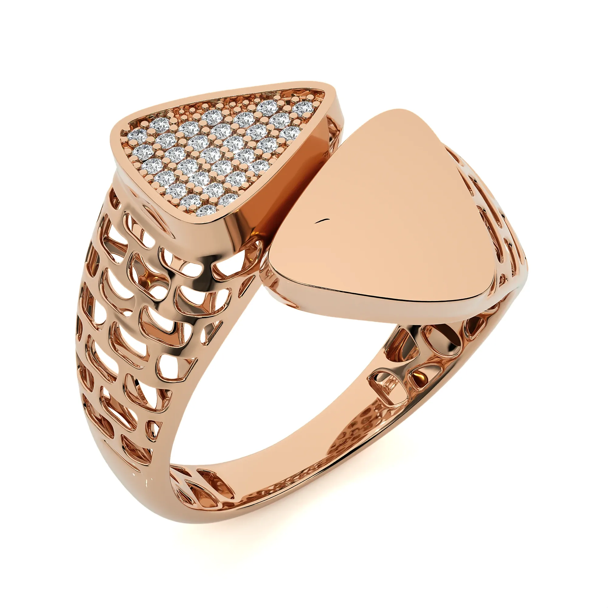124 Bi Head Diamond Rings