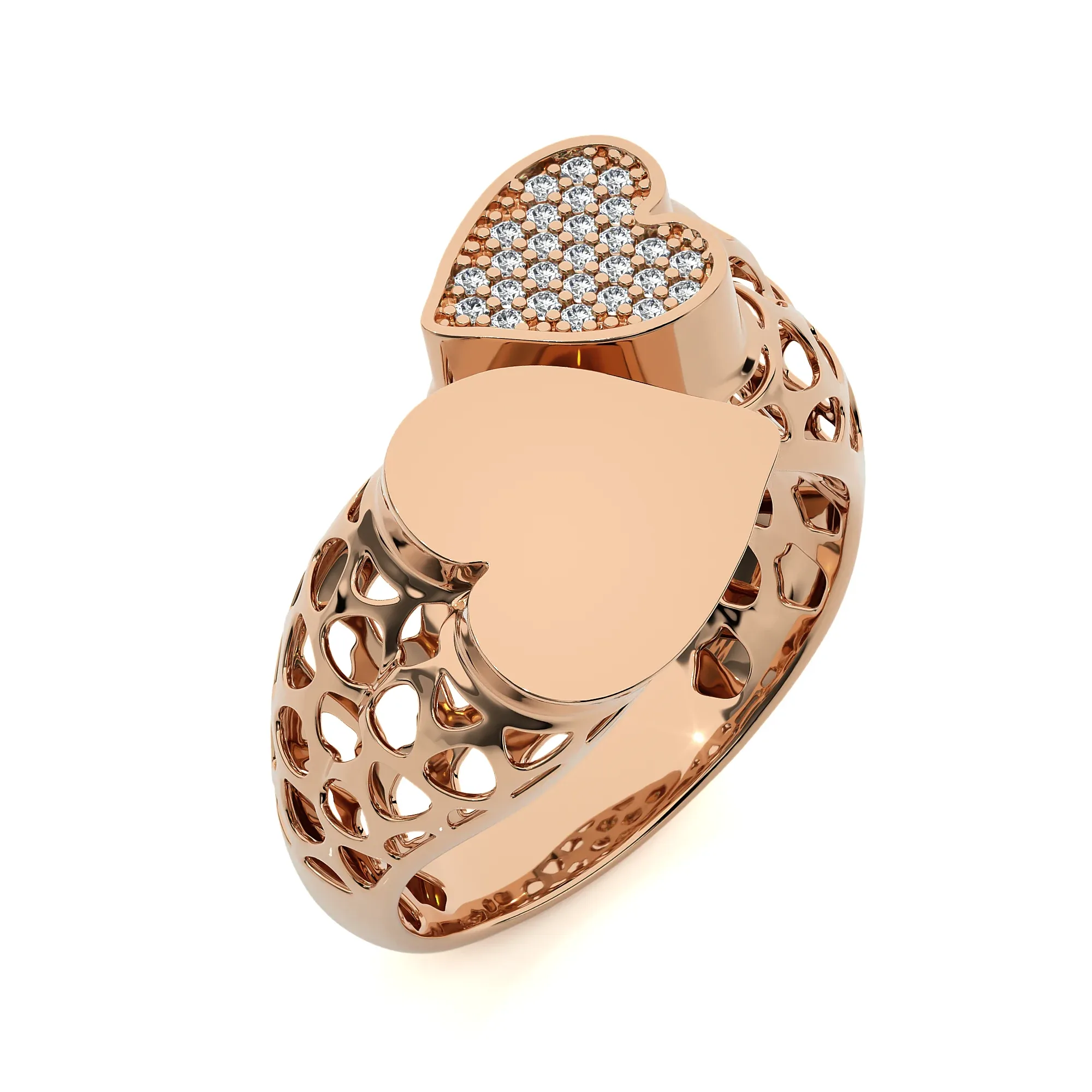 124 Bi Head Diamond Rings