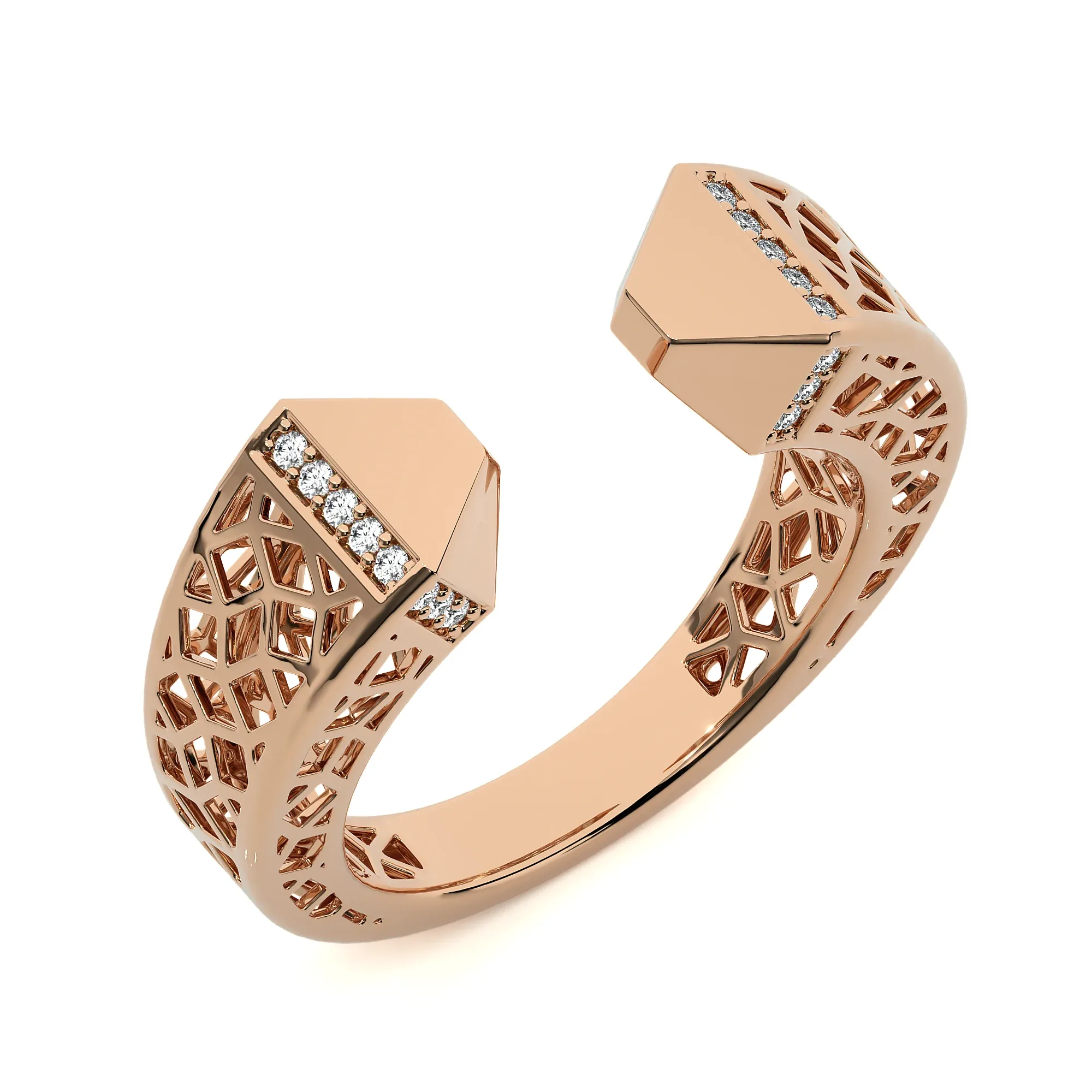124 Bi Head Diamond Rings