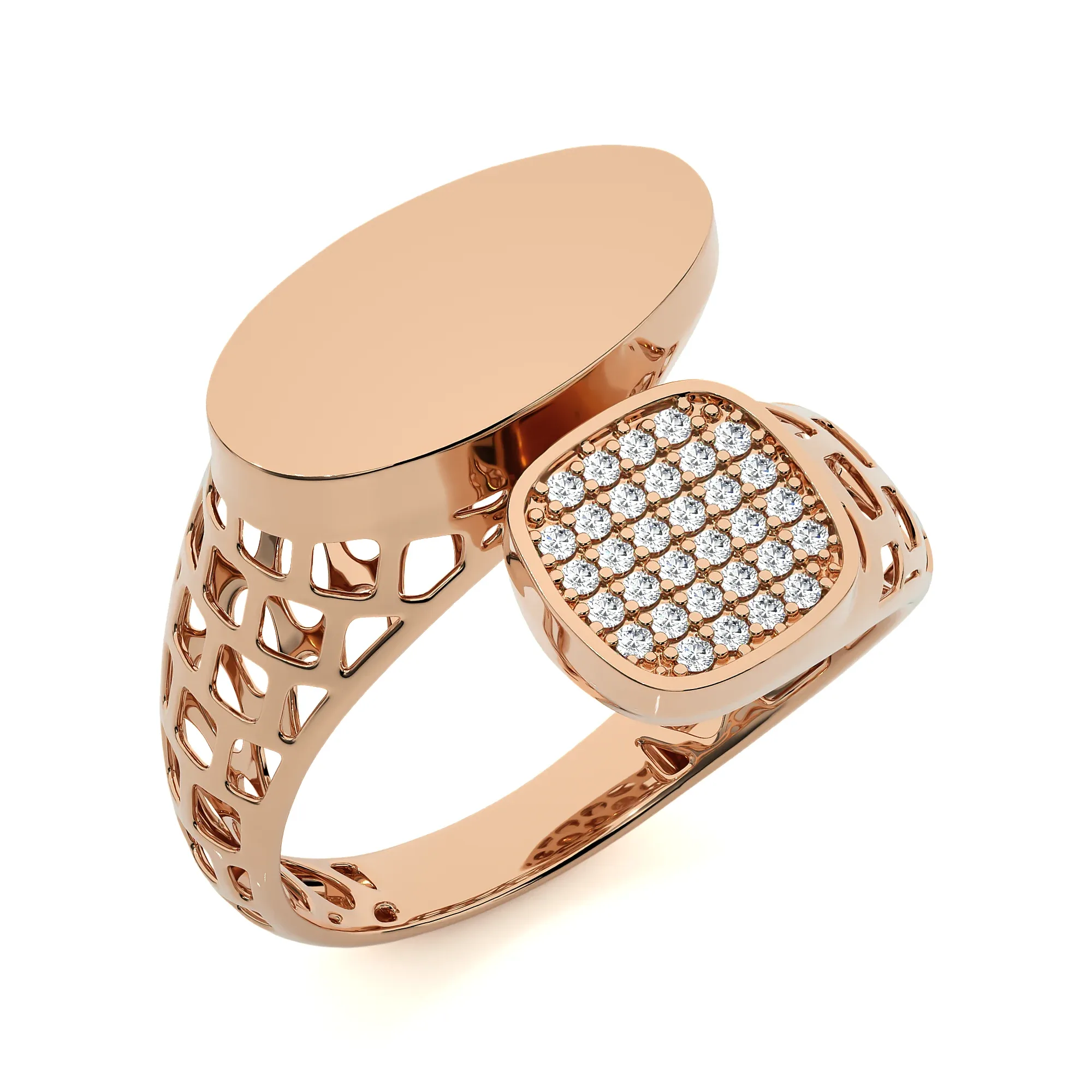 124 Bi Head Diamond Rings