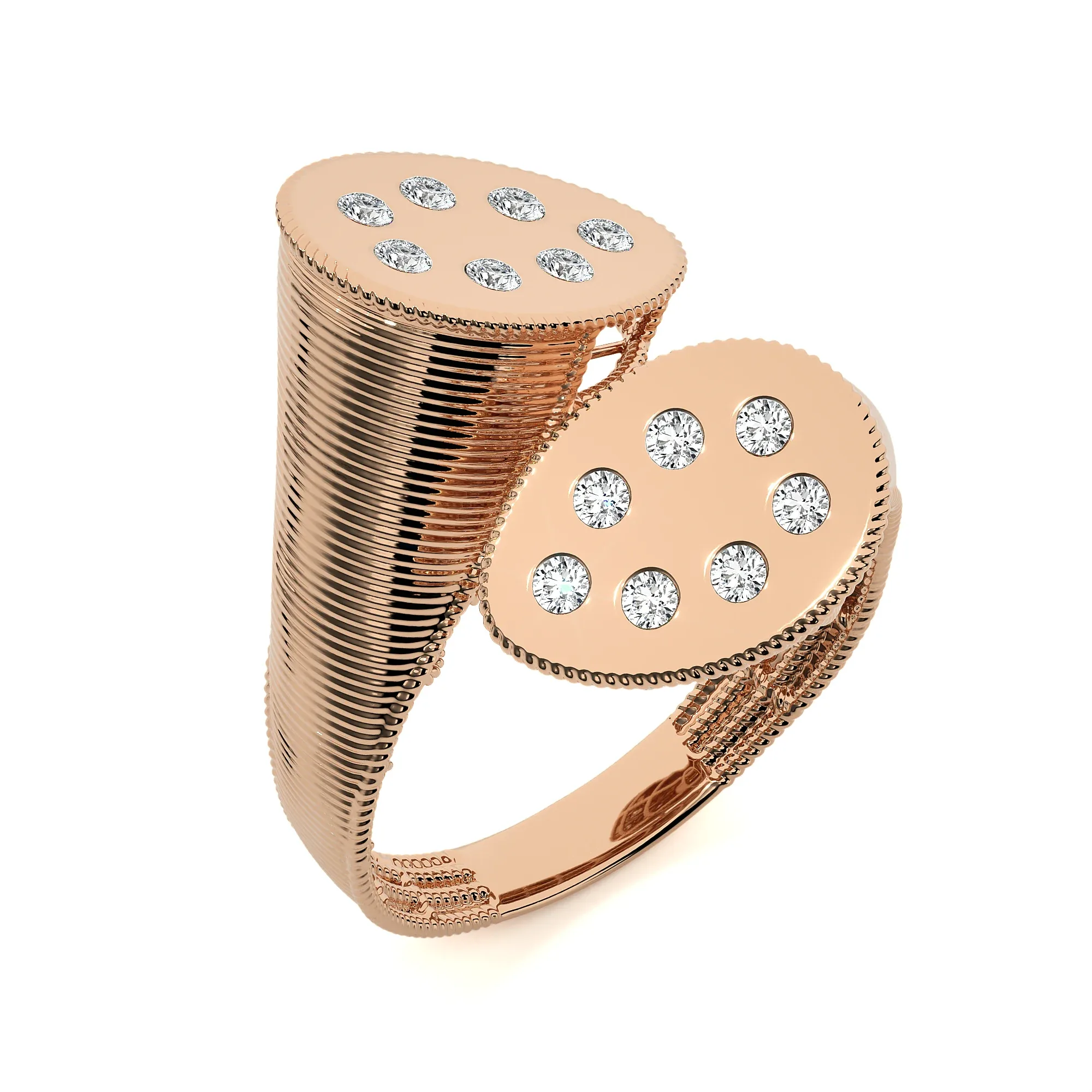 124 Bi Head Diamond Rings