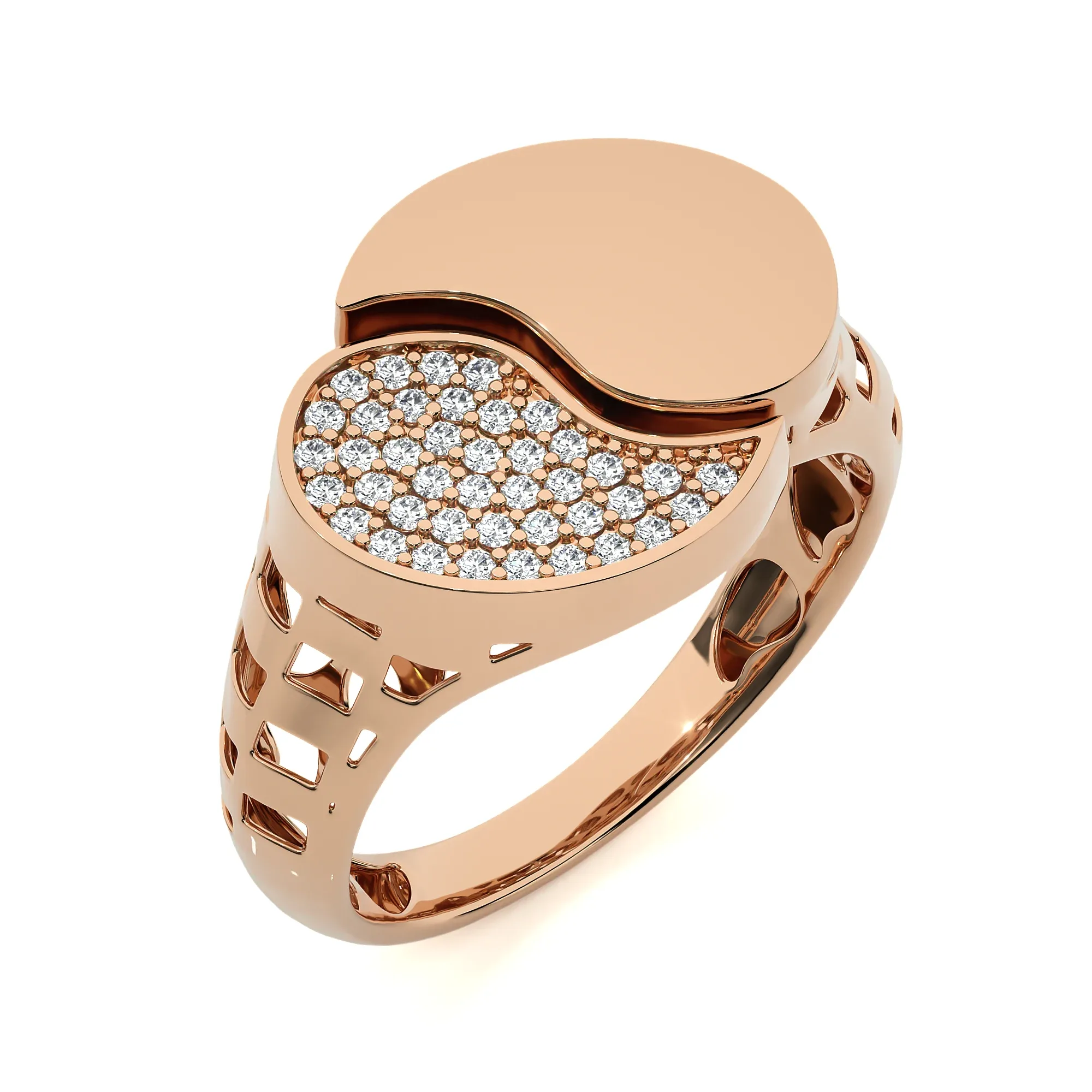 124 Bi Head Diamond Rings
