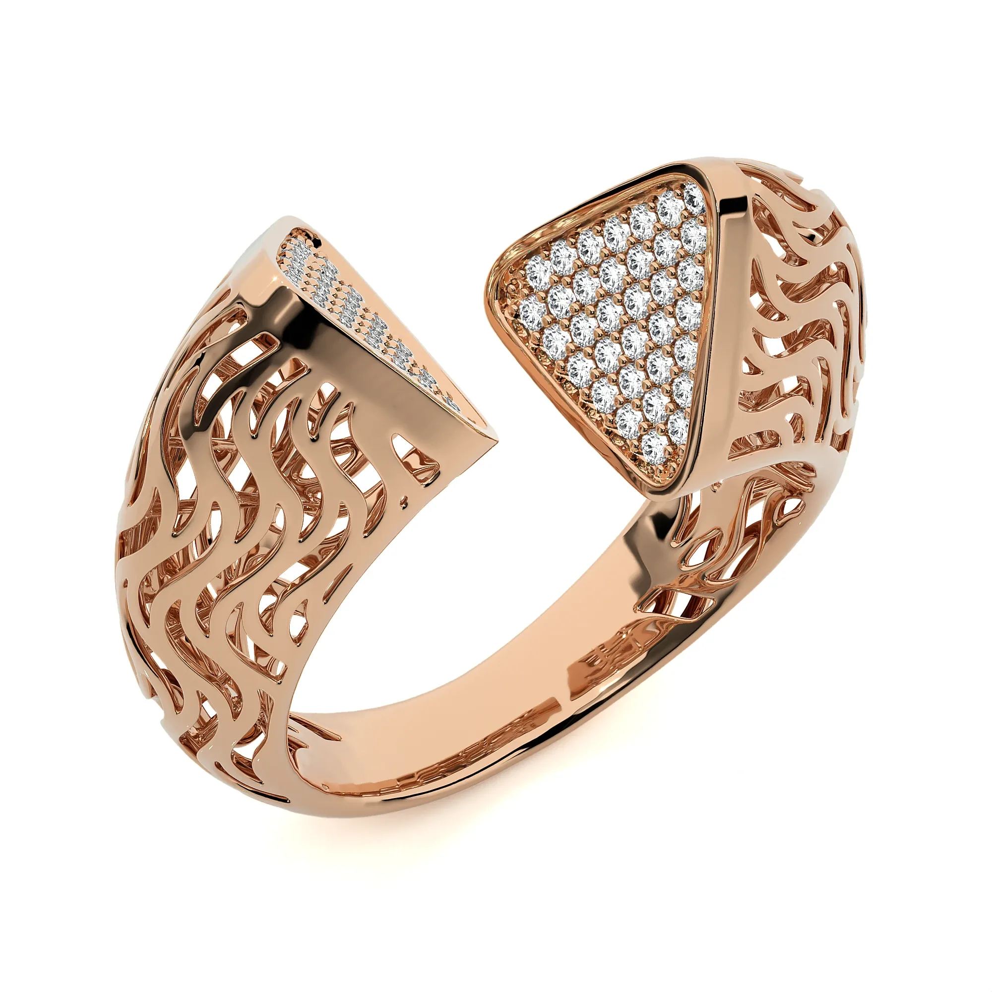124 Bi Head Diamond Rings
