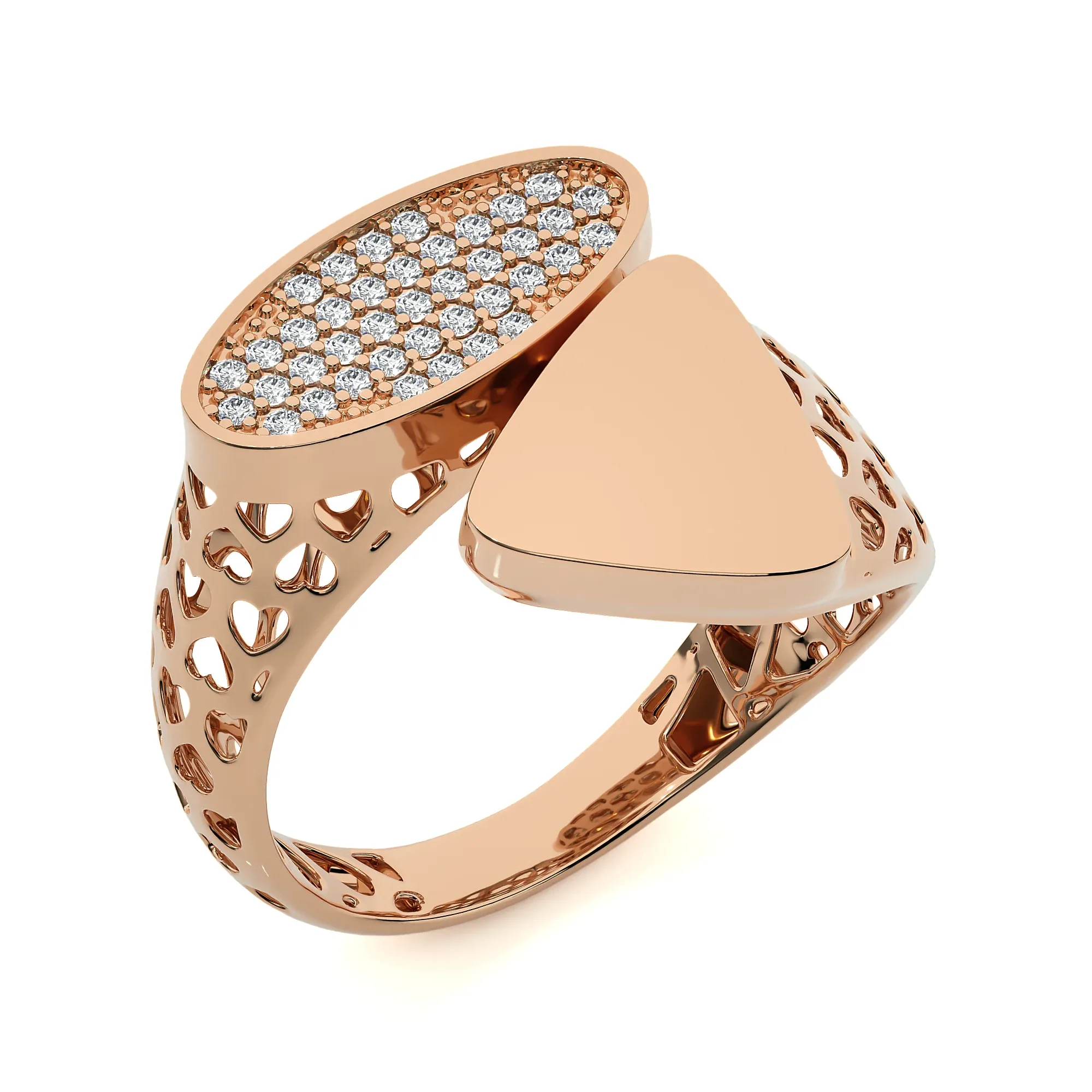 124 Bi Head Diamond Rings