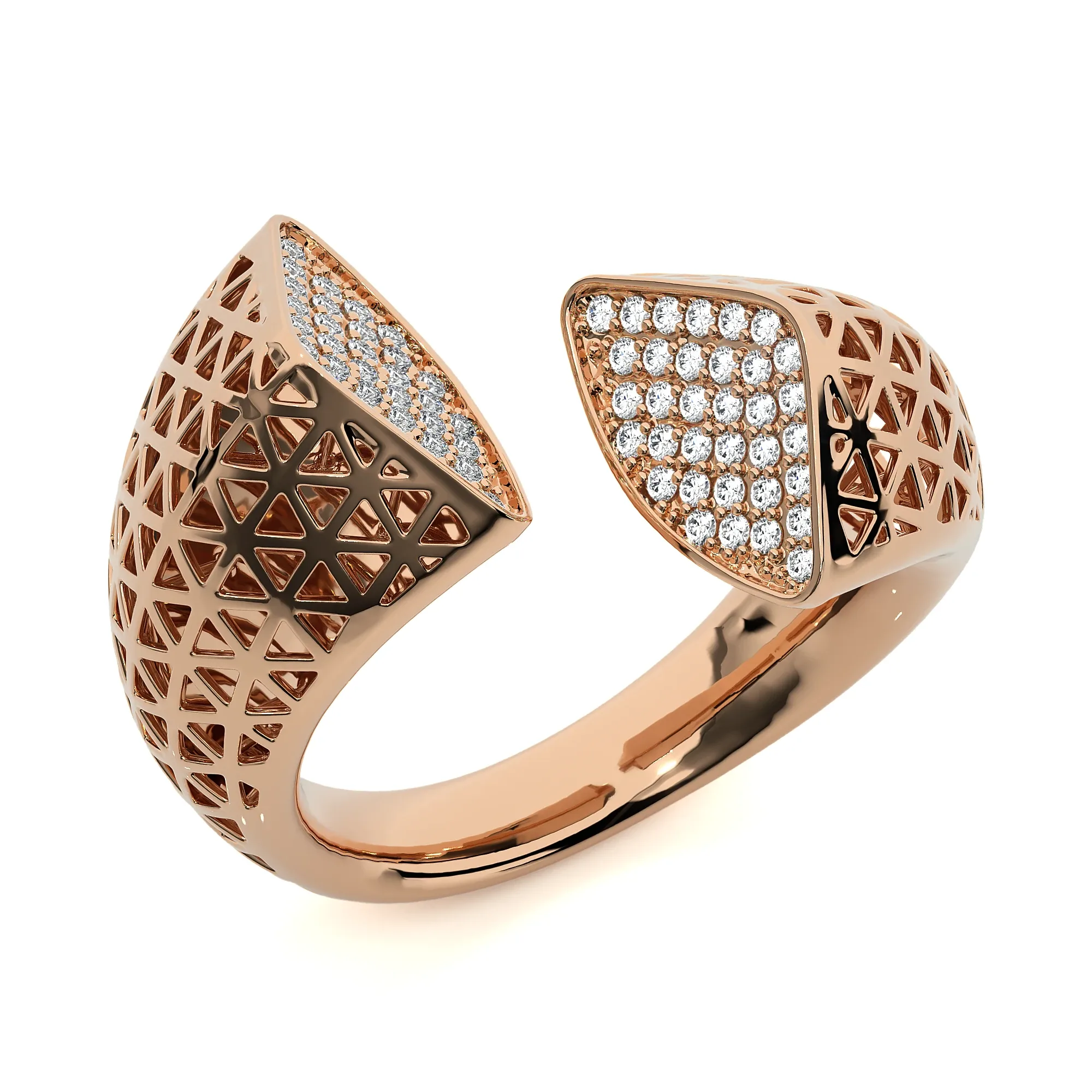124 Bi Head Diamond Rings