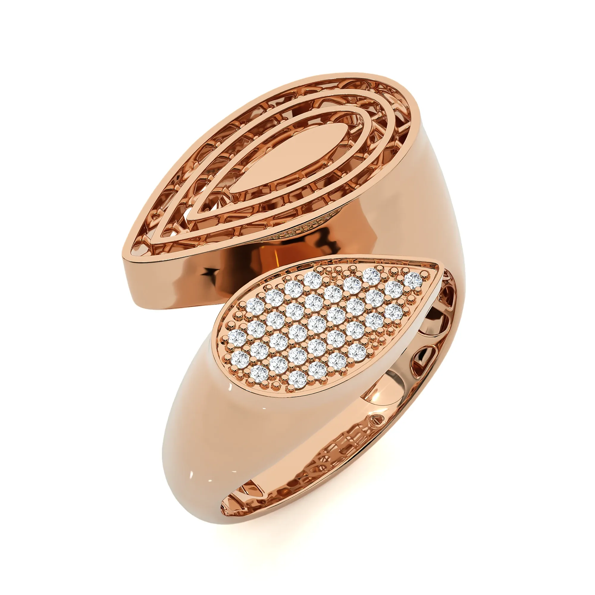124 Bi Head Diamond Rings