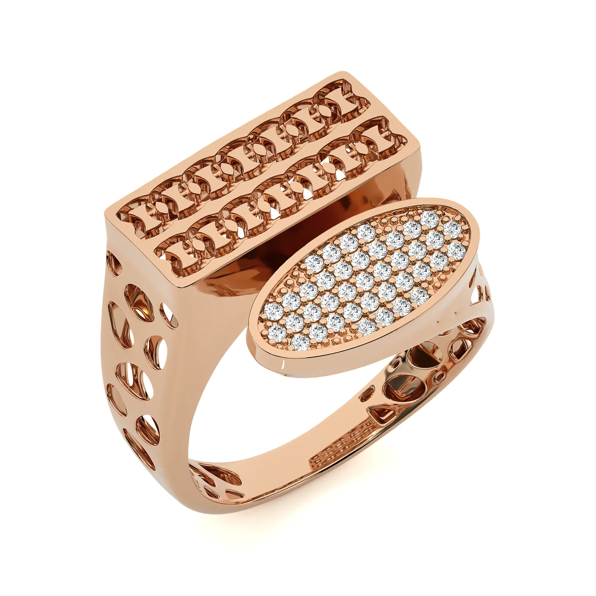 124 Bi Head Diamond Rings