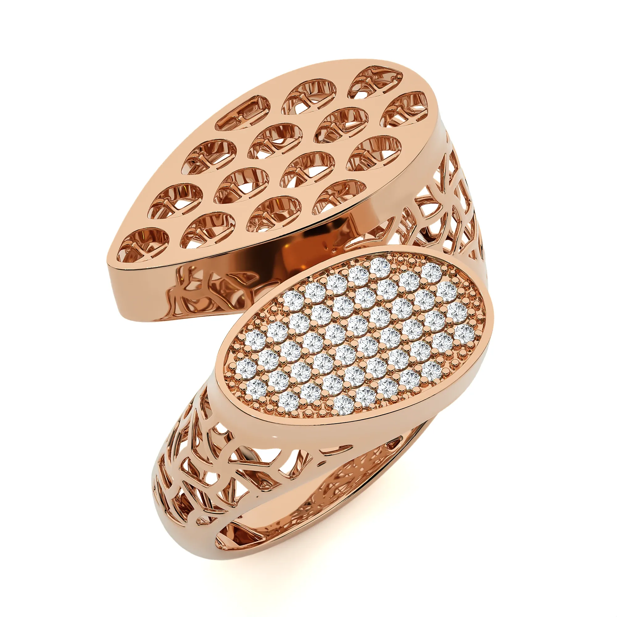 124 Bi Head Diamond Rings