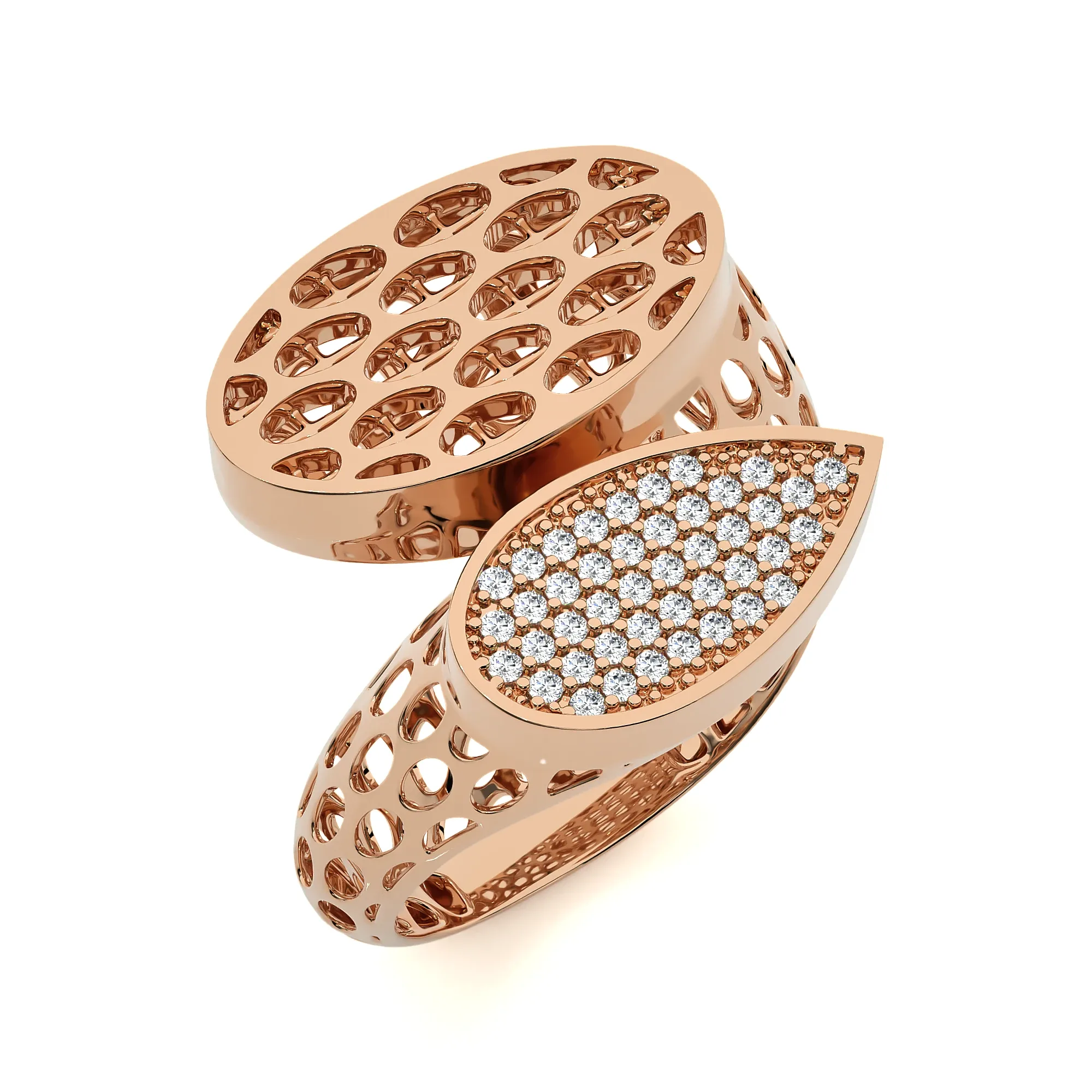 124 Bi Head Diamond Rings