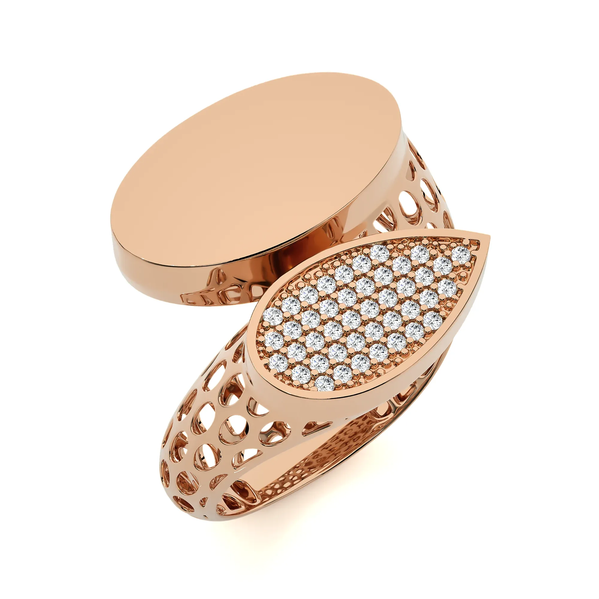 124 Bi Head Diamond Rings