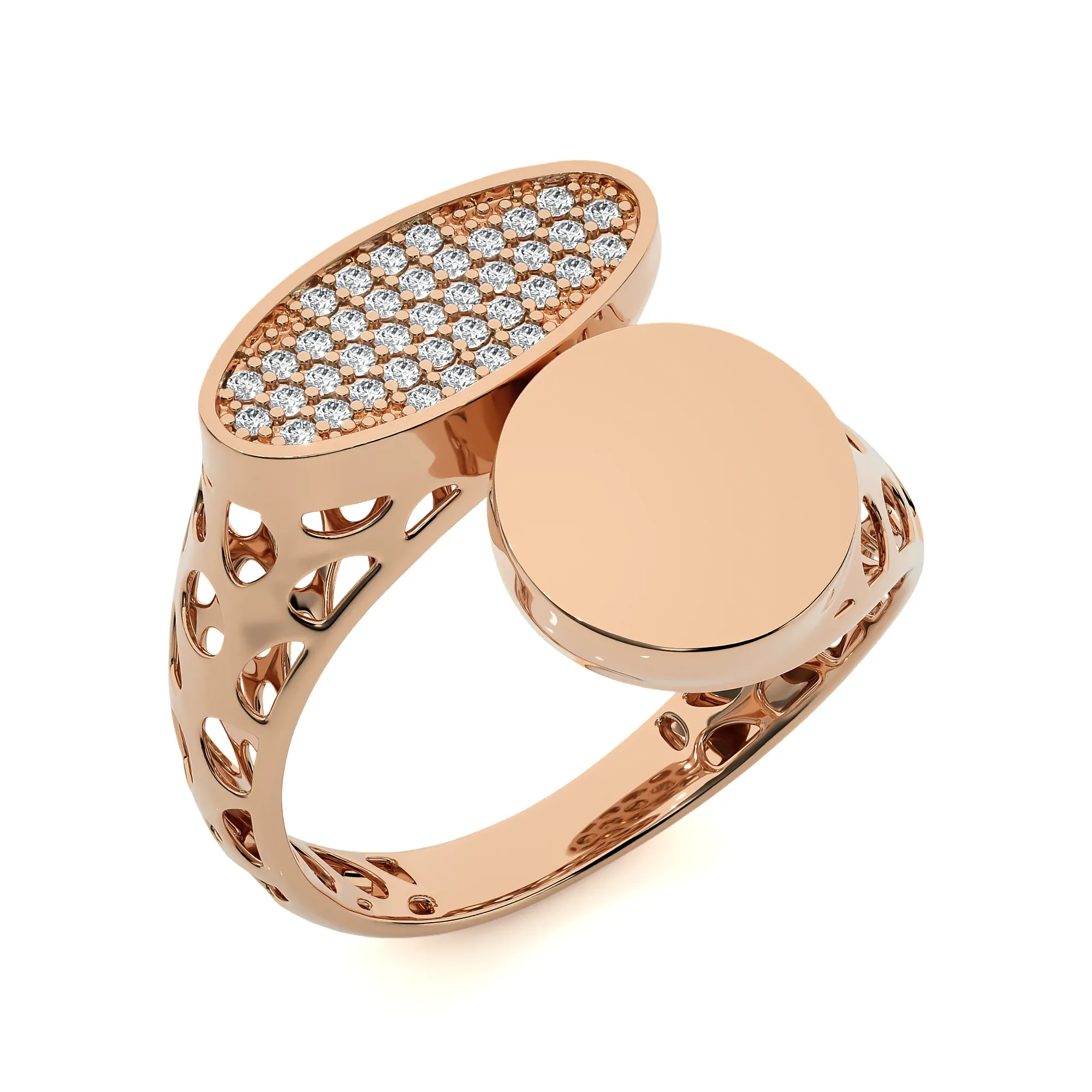 124 Bi Head Diamond Rings