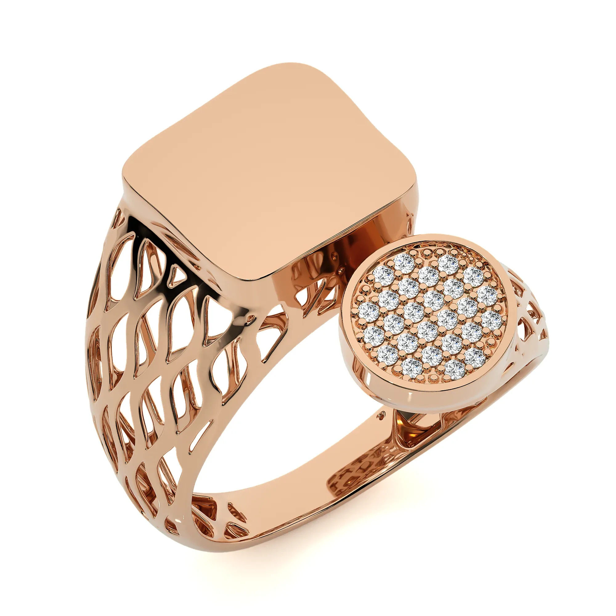 124 Bi Head Diamond Rings