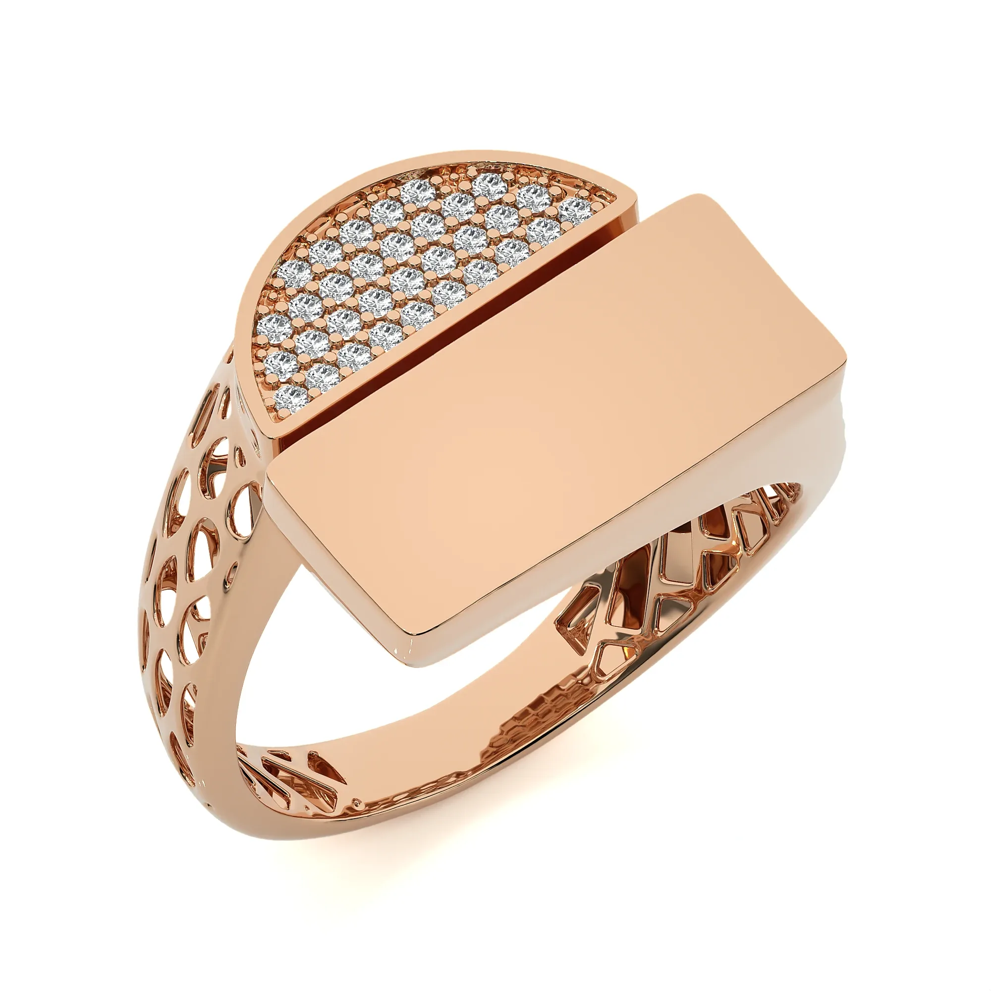 124 Bi Head Diamond Rings