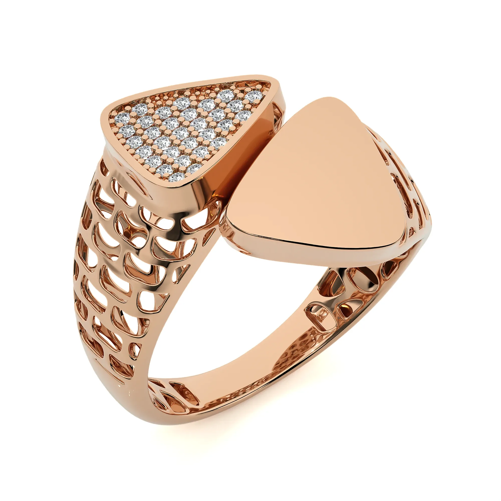 124 Bi Head Diamond Rings