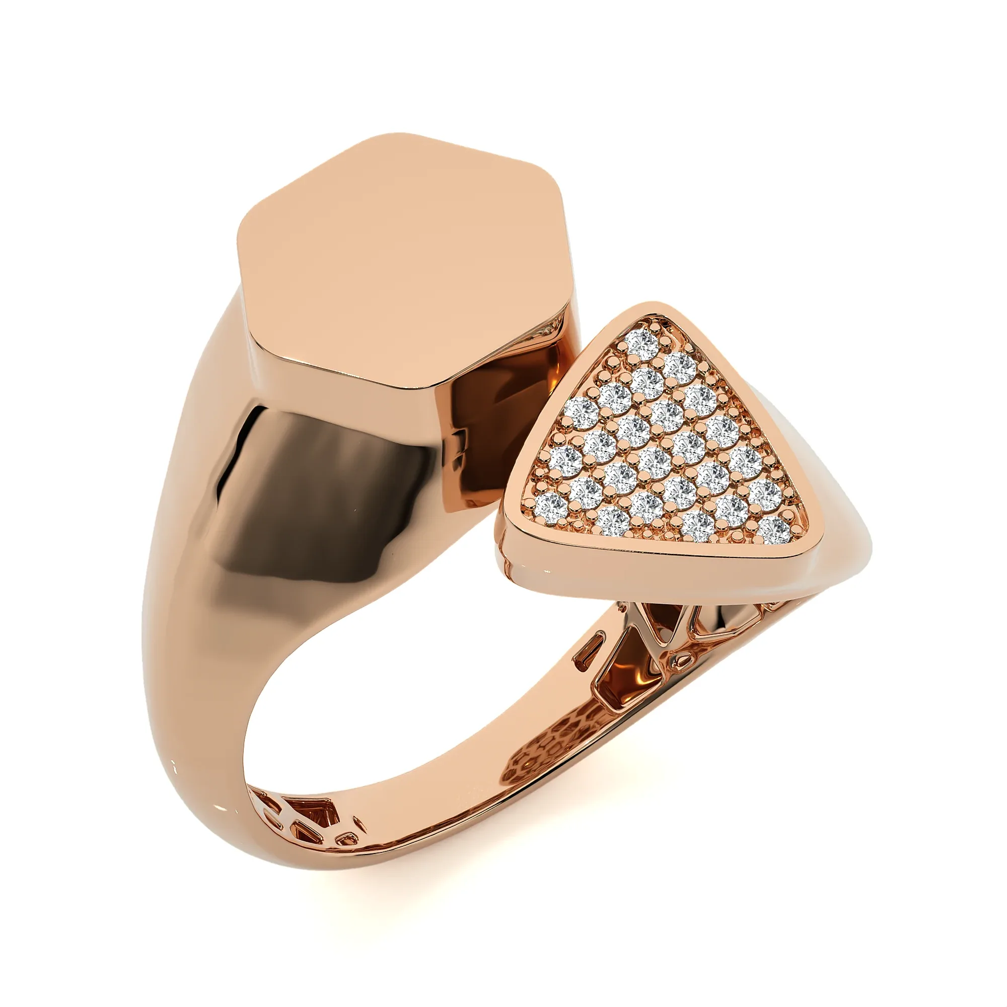 124 Bi Head Diamond Rings
