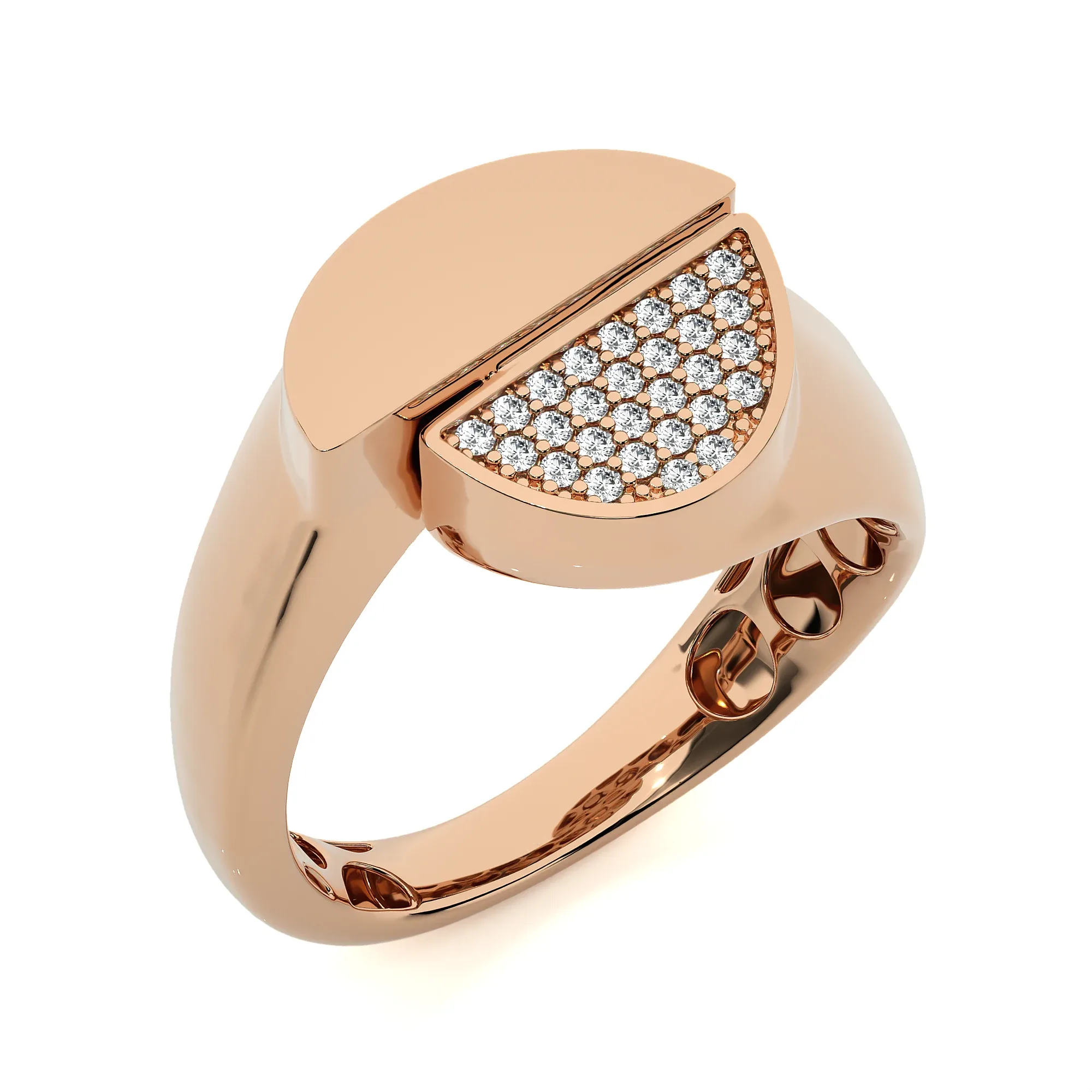 124 Bi Head Diamond Rings