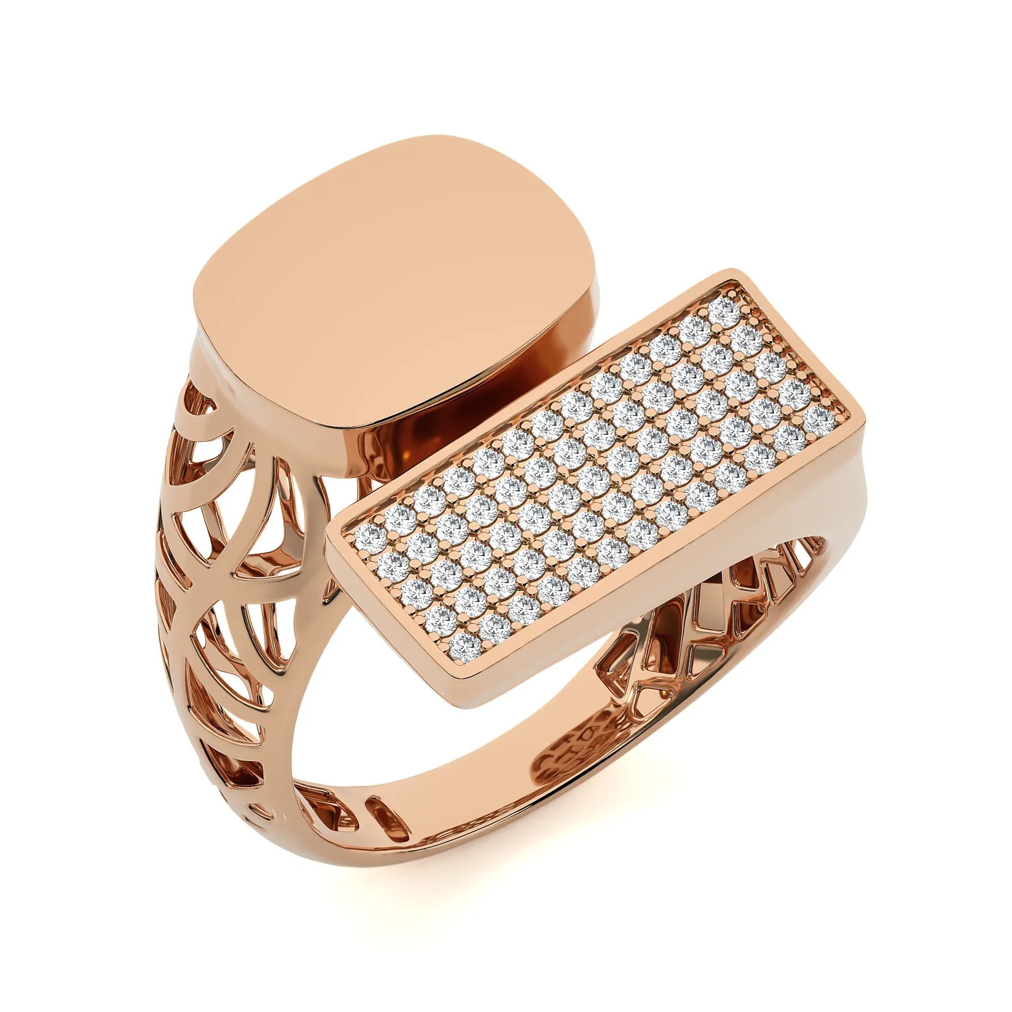 124 Bi Head Diamond Rings