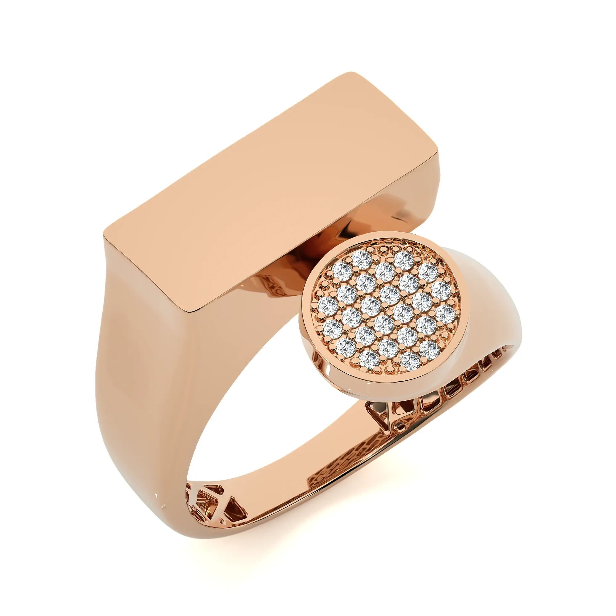 124 Bi Head Diamond Rings