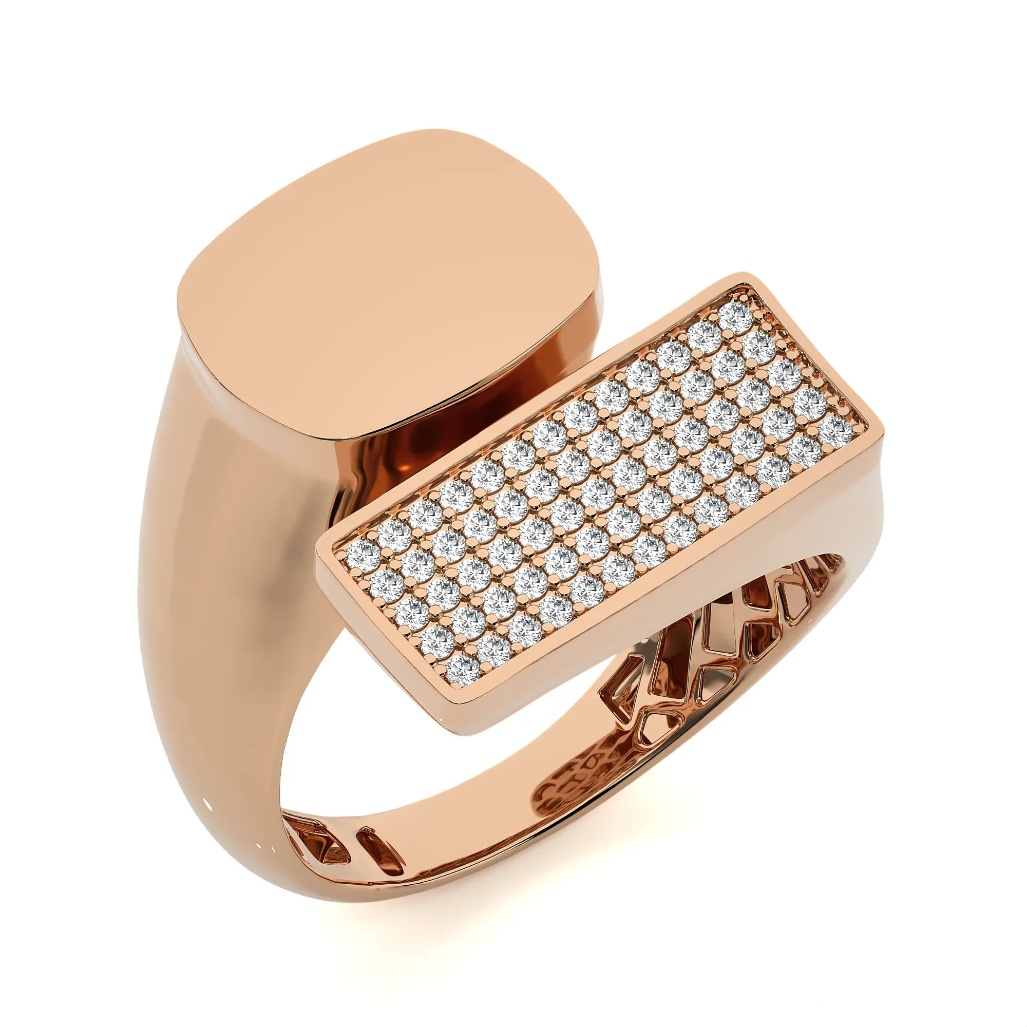 124 Bi Head Diamond Rings