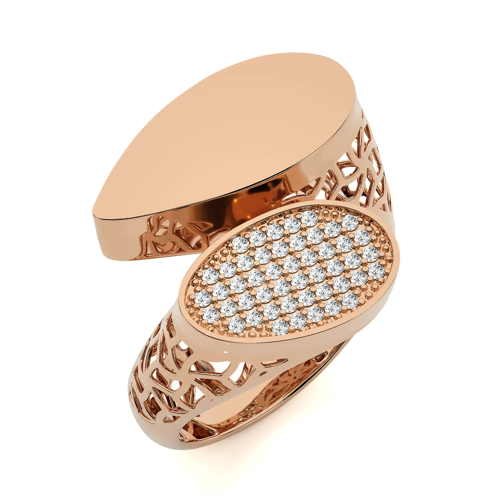 124 Bi Head Diamond Rings