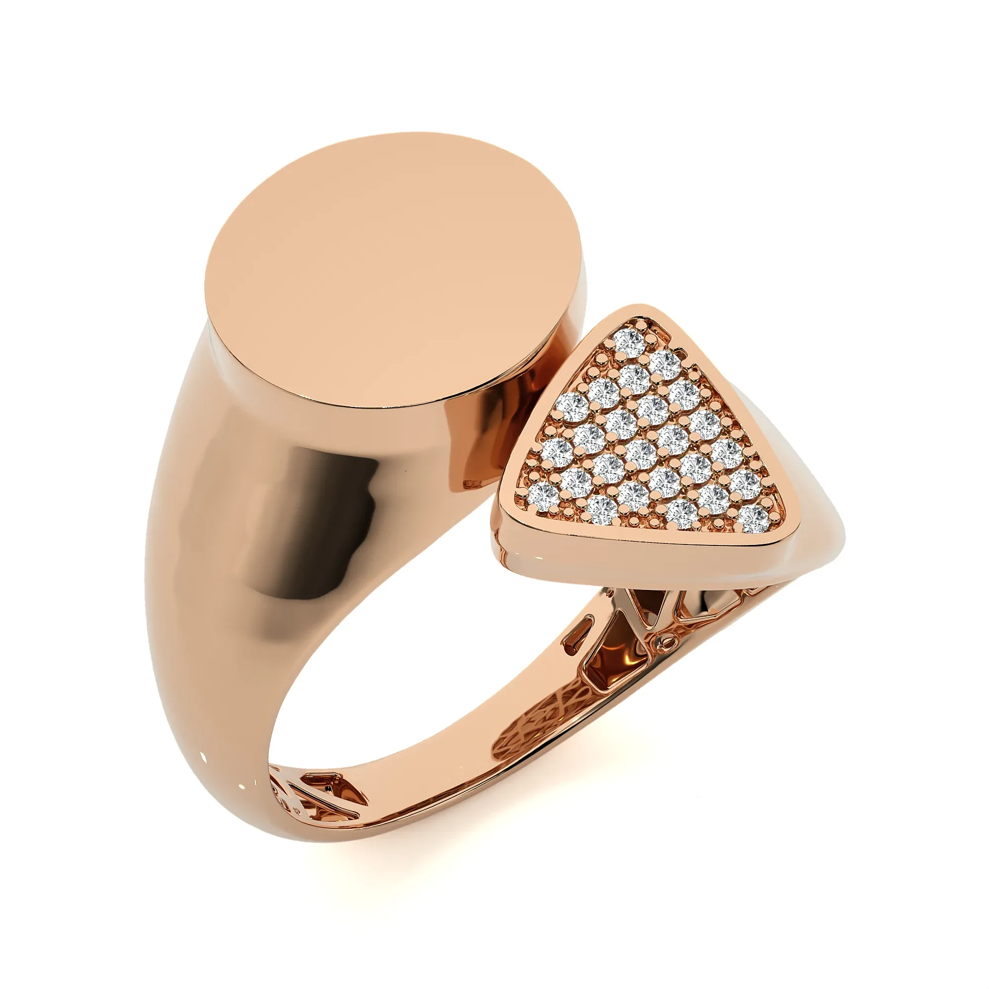 124 Bi Head Diamond Rings