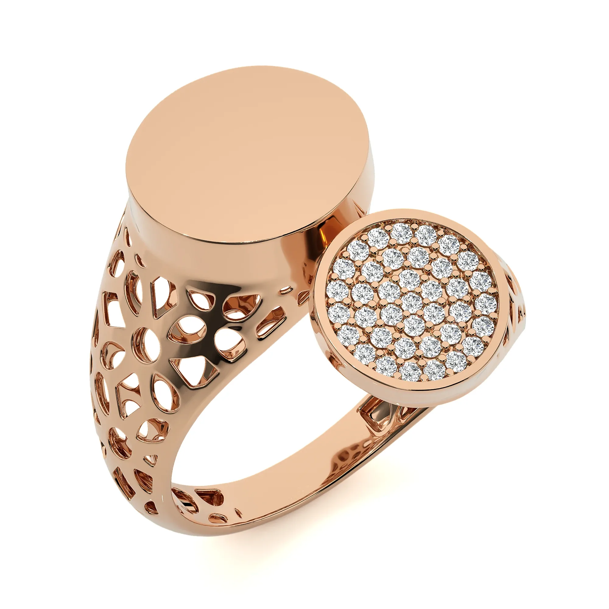 124 Bi Head Diamond Rings
