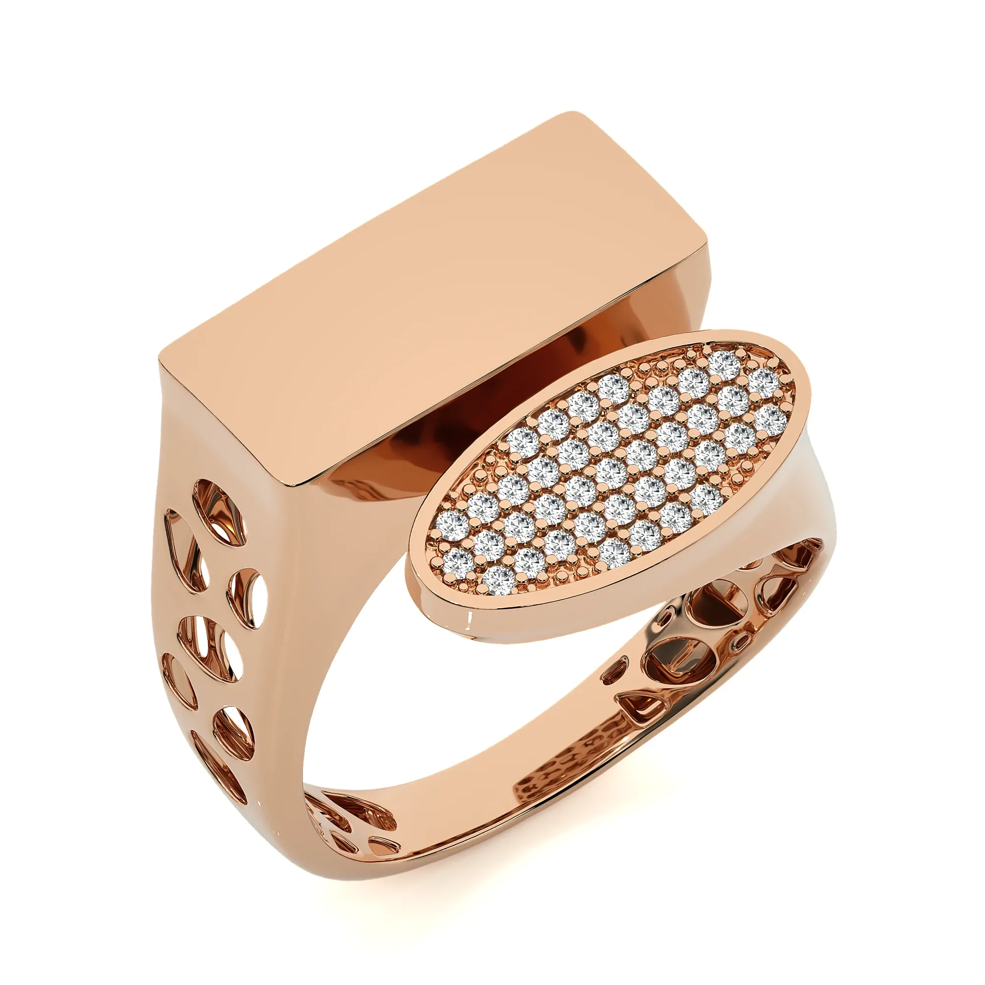 124 Bi Head Diamond Rings