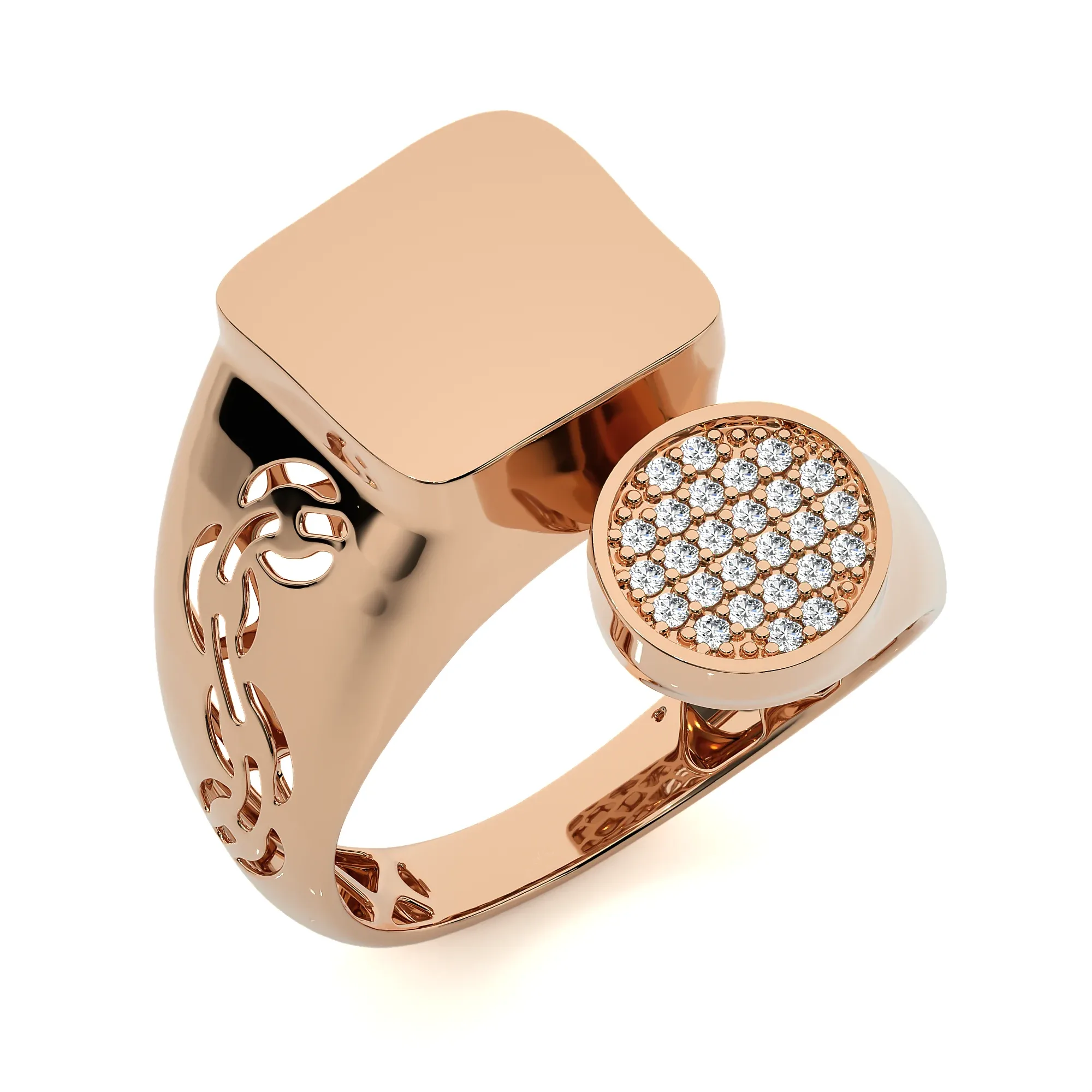 124 Bi Head Diamond Rings