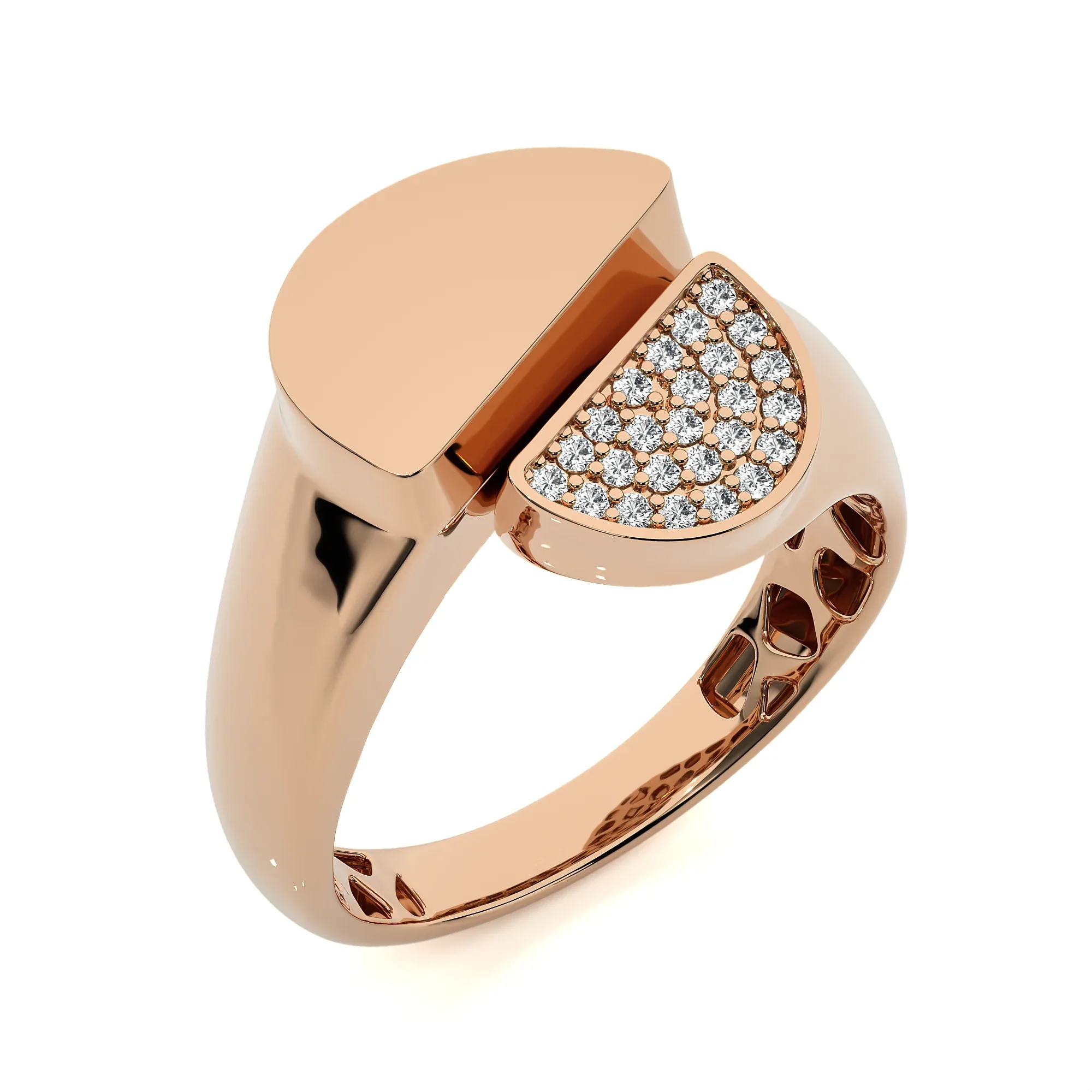 124 Bi Head Diamond Rings