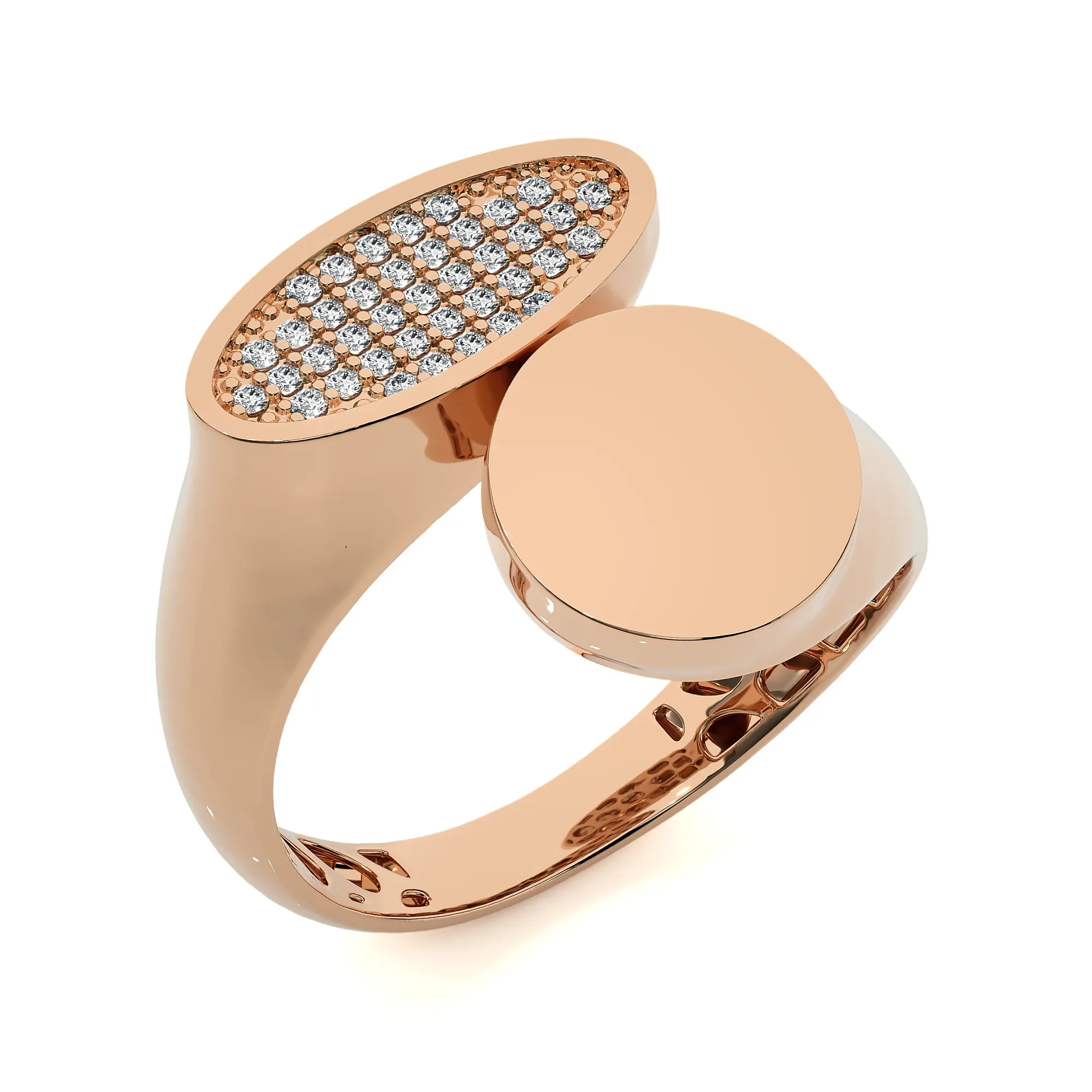 124 Bi Head Diamond Rings
