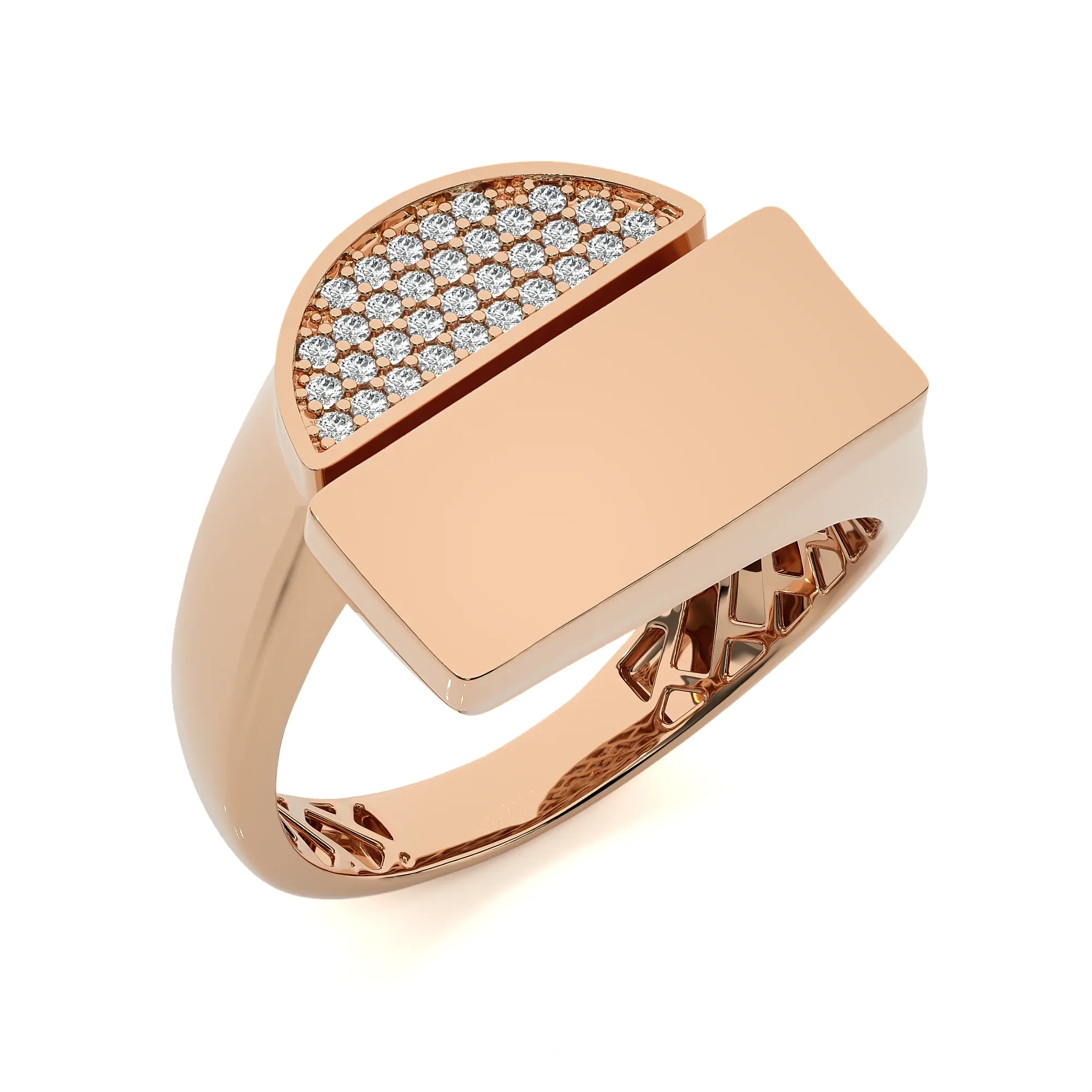 124 Bi Head Diamond Rings