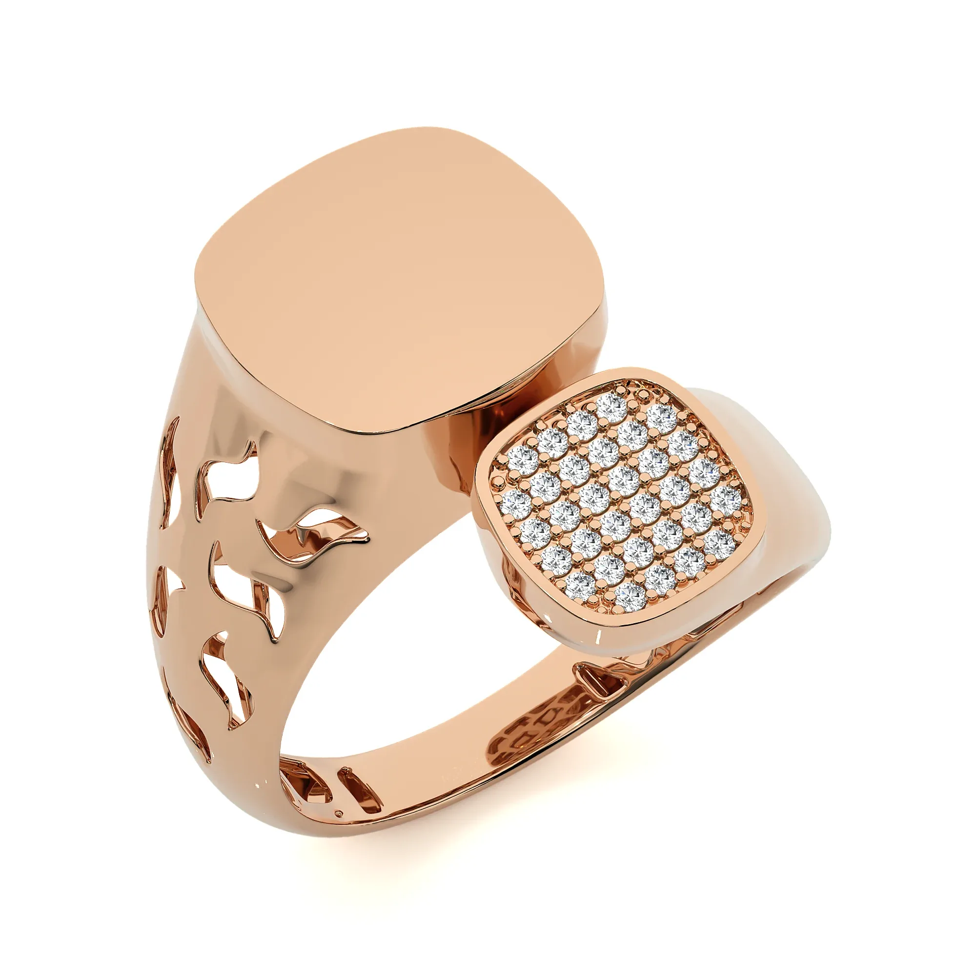 124 Bi Head Diamond Rings