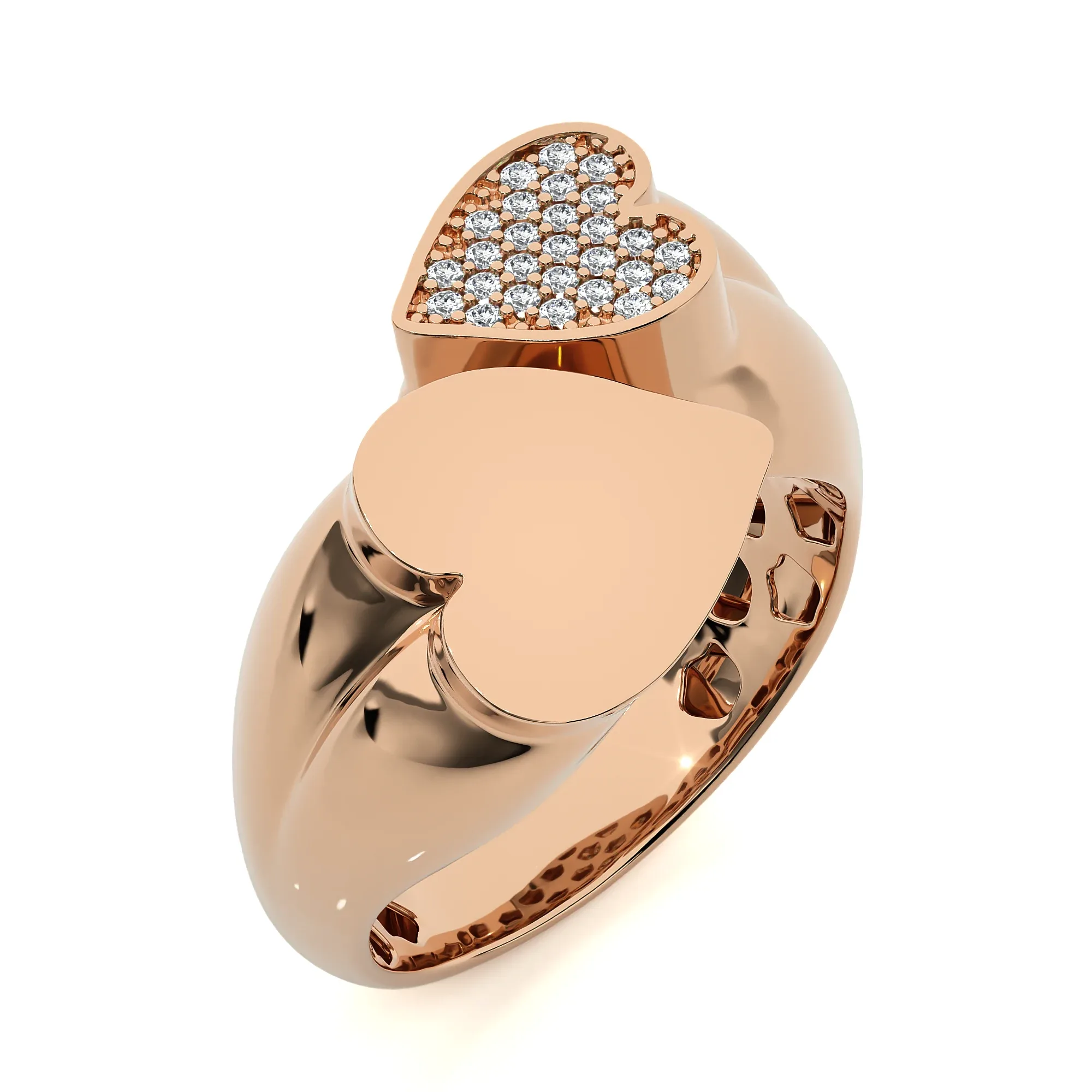 124 Bi Head Diamond Rings