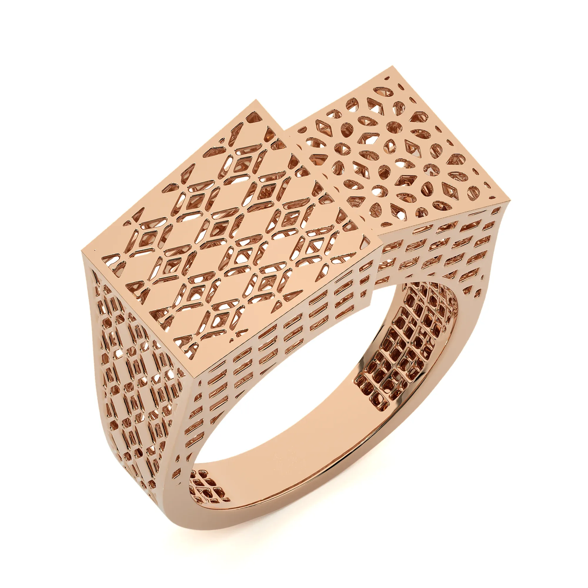 124 Bi Head Diamond Rings