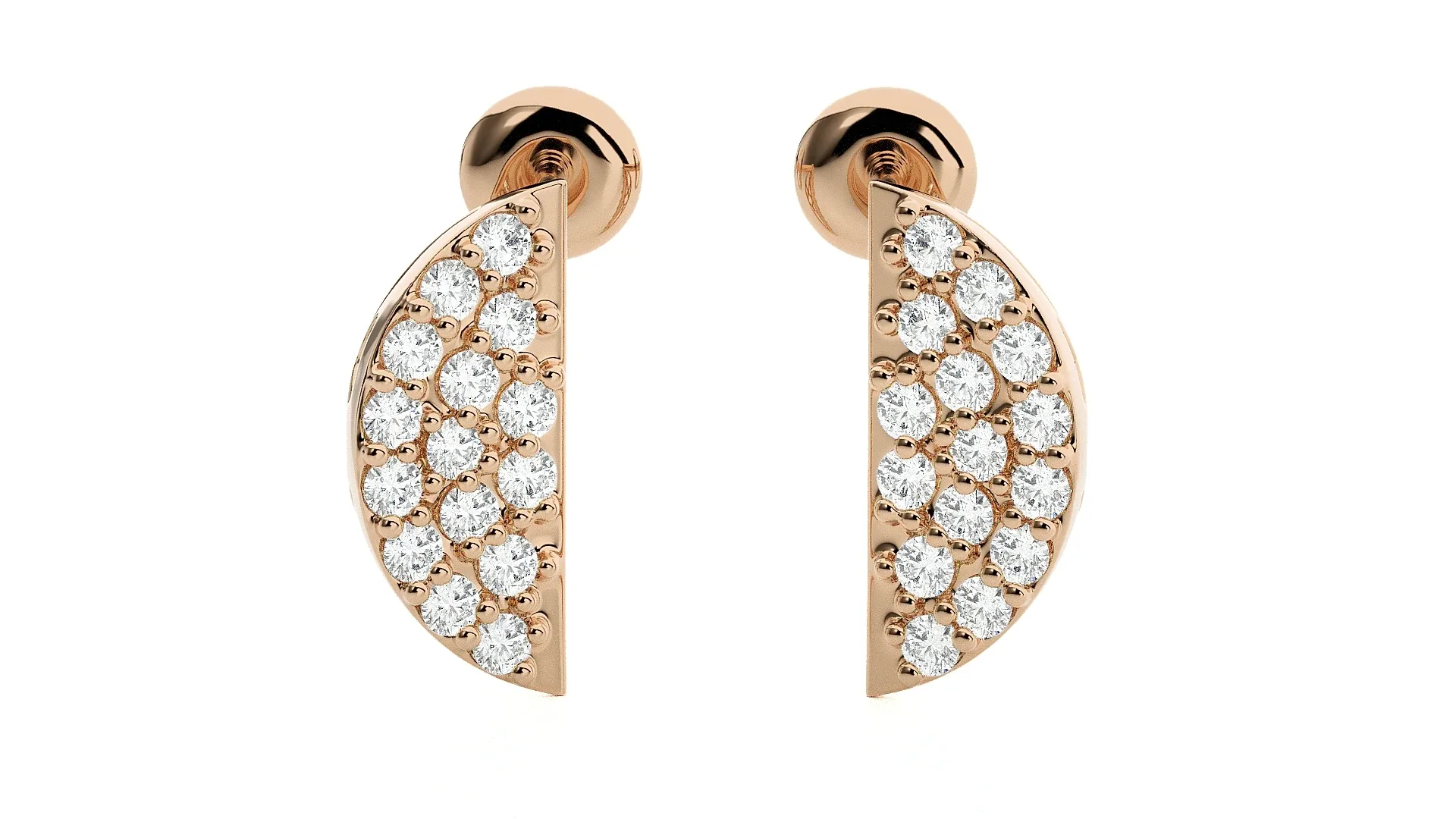 80 Diamond Head Earrings Pack