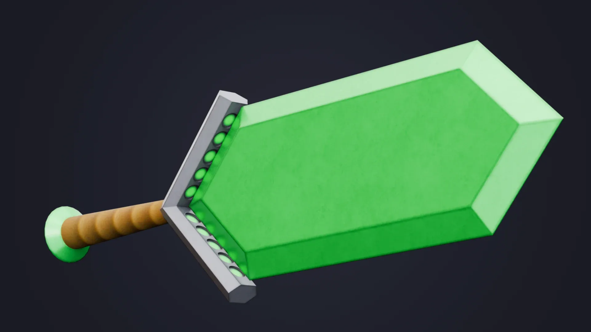 Stylized Emerald Sword