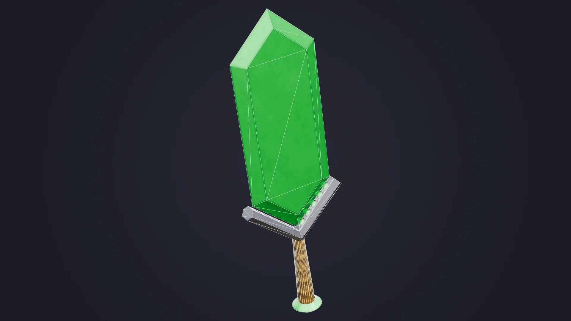 Stylized Emerald Sword