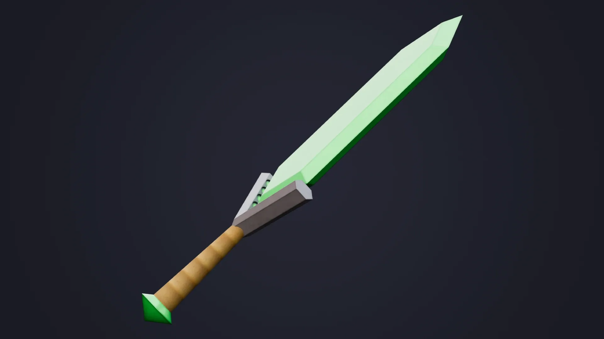Stylized Emerald Sword